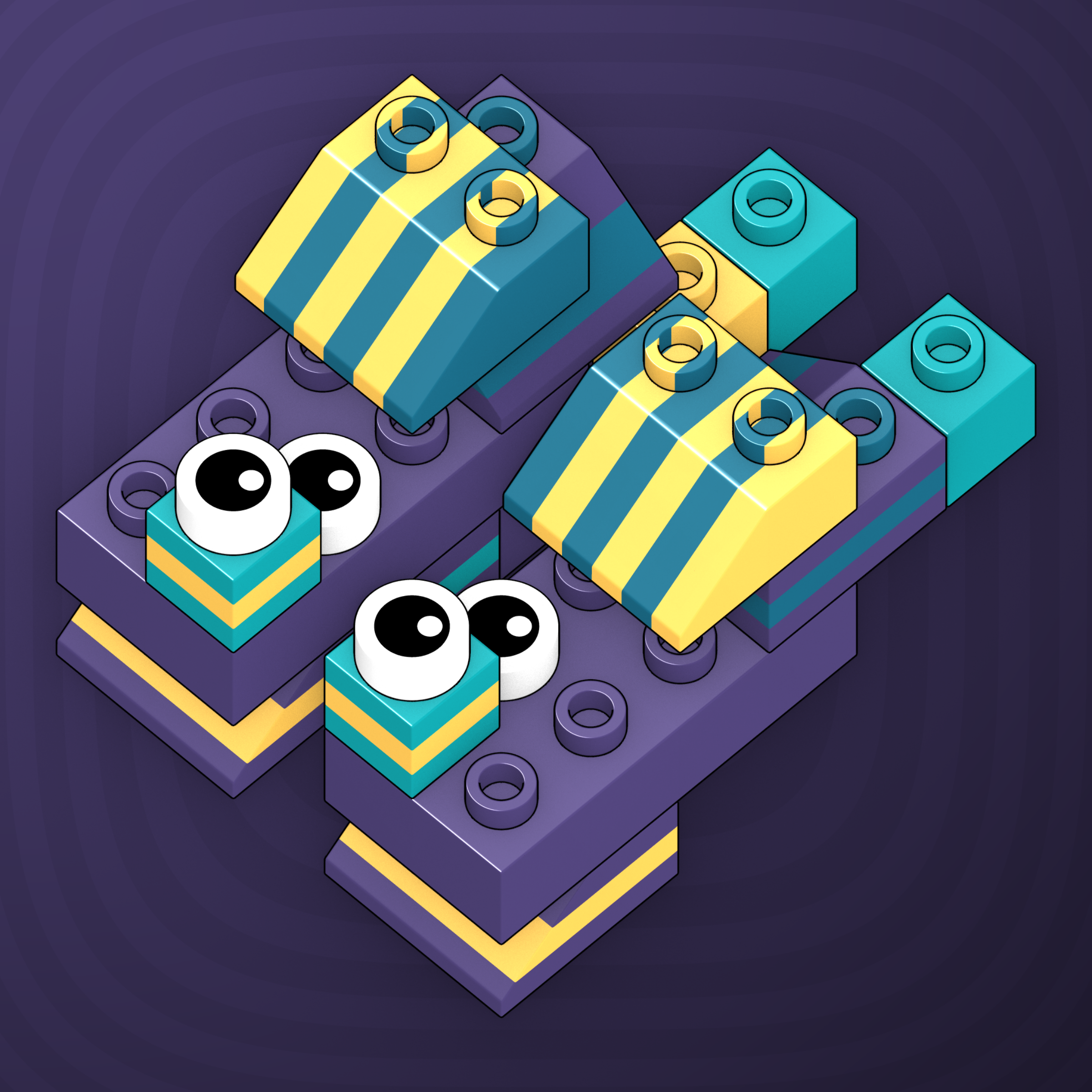 Art Blocks - Art Blocks v2 - Click #487 - NFT # 263000487