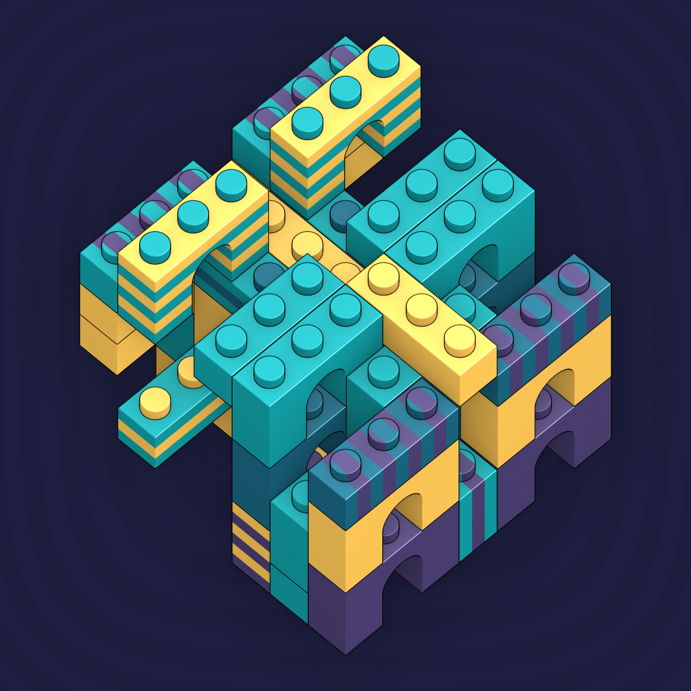 Art Blocks - Art Blocks v2 - Click #488 - NFT # 263000488