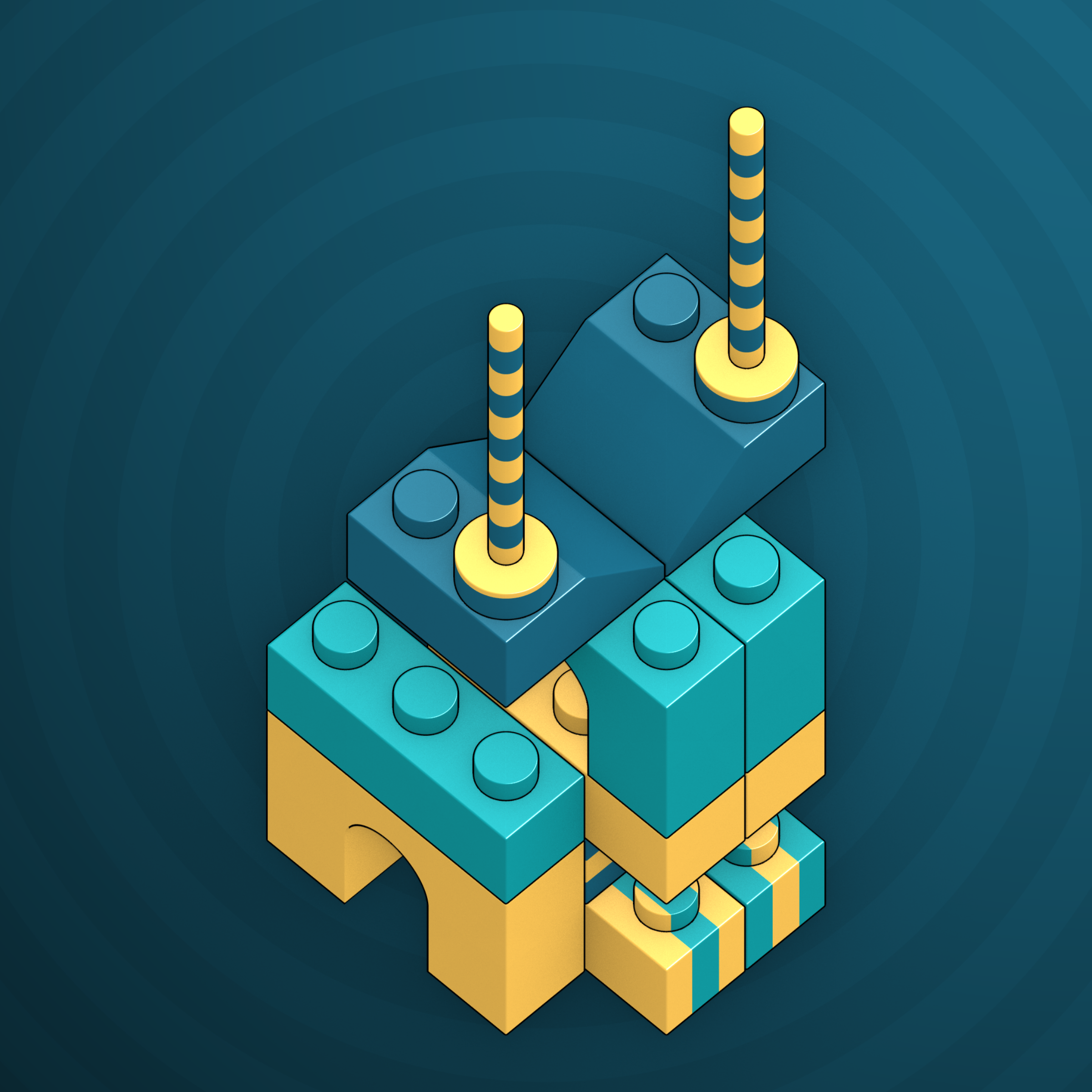 Art Blocks - Art Blocks v2 - Click #491 - NFT # 263000491