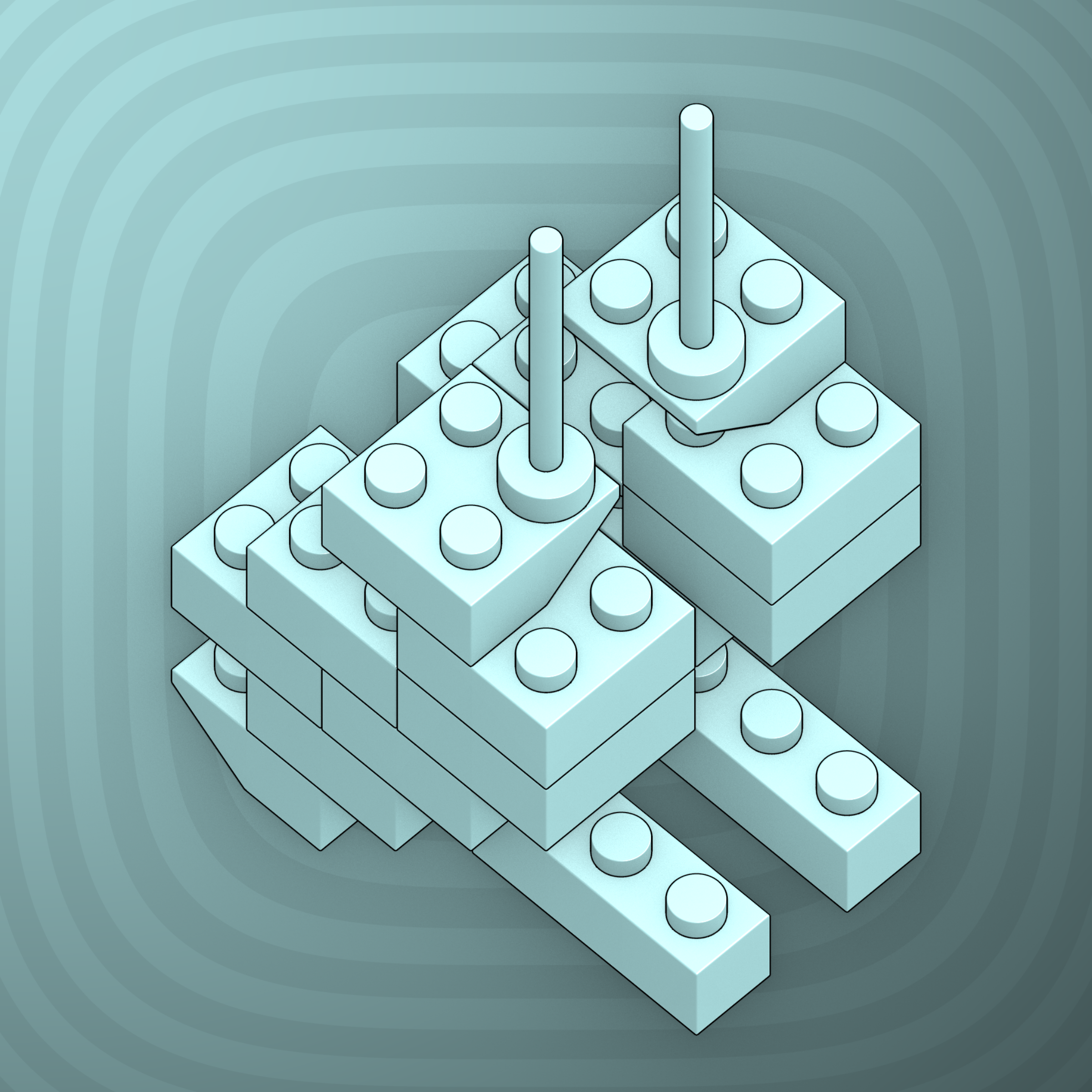 Art Blocks - Art Blocks v2 - Click #493 - NFT # 263000493