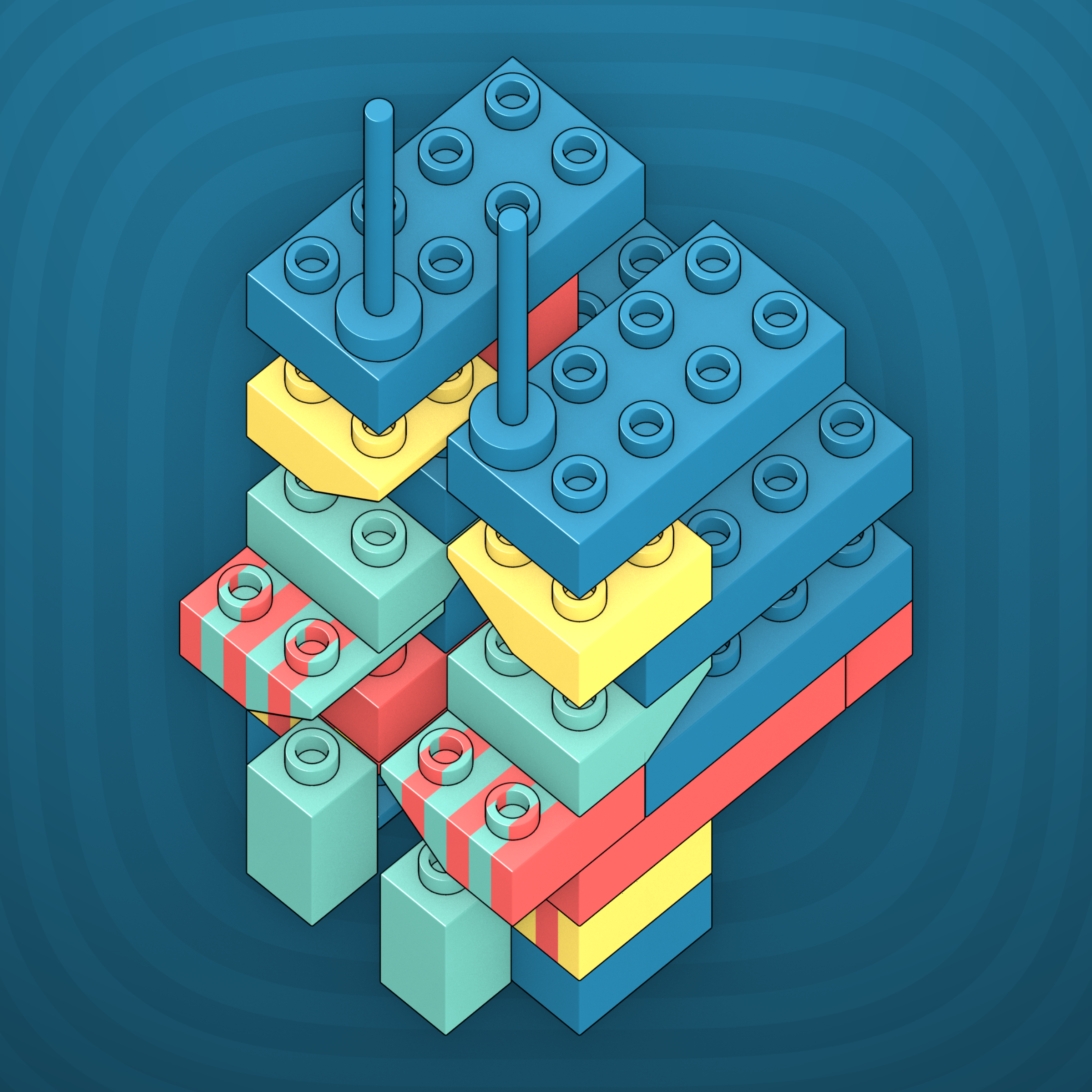 Art Blocks - Art Blocks v2 - Click #505 - NFT # 263000505