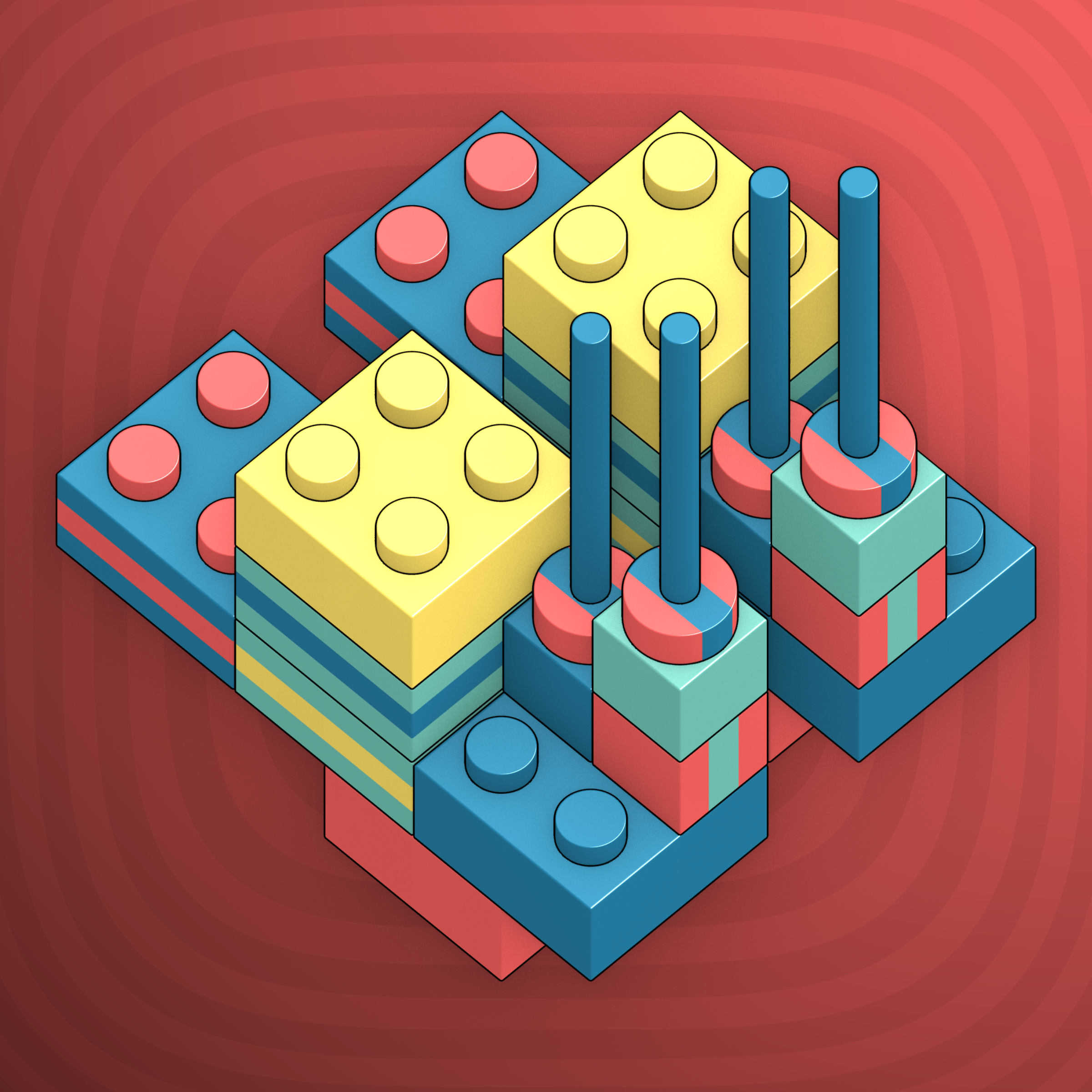 Art Blocks - Art Blocks v2 - Click #513 - NFT # 263000513