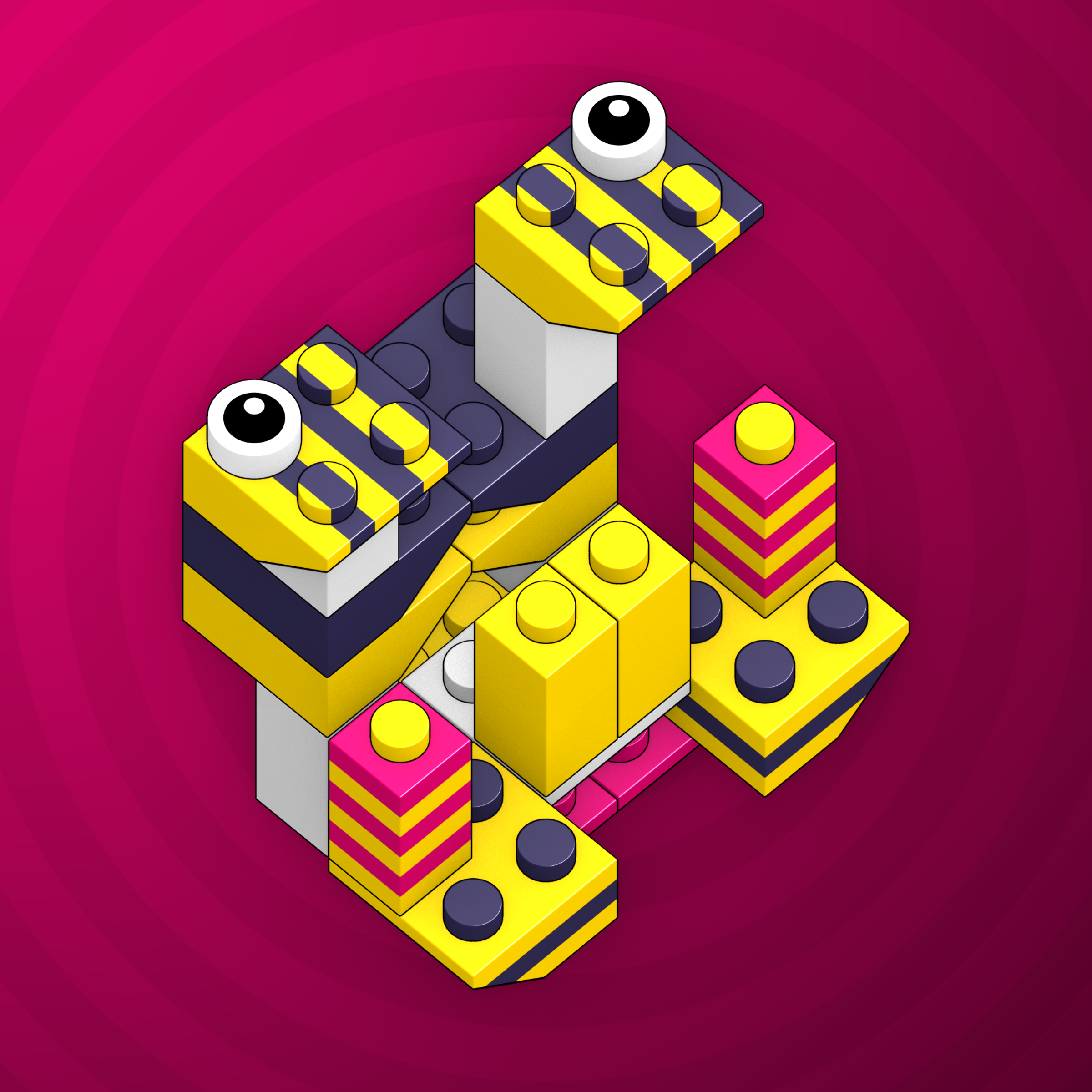 Art Blocks - Art Blocks v2 - Click #517 - NFT # 263000517