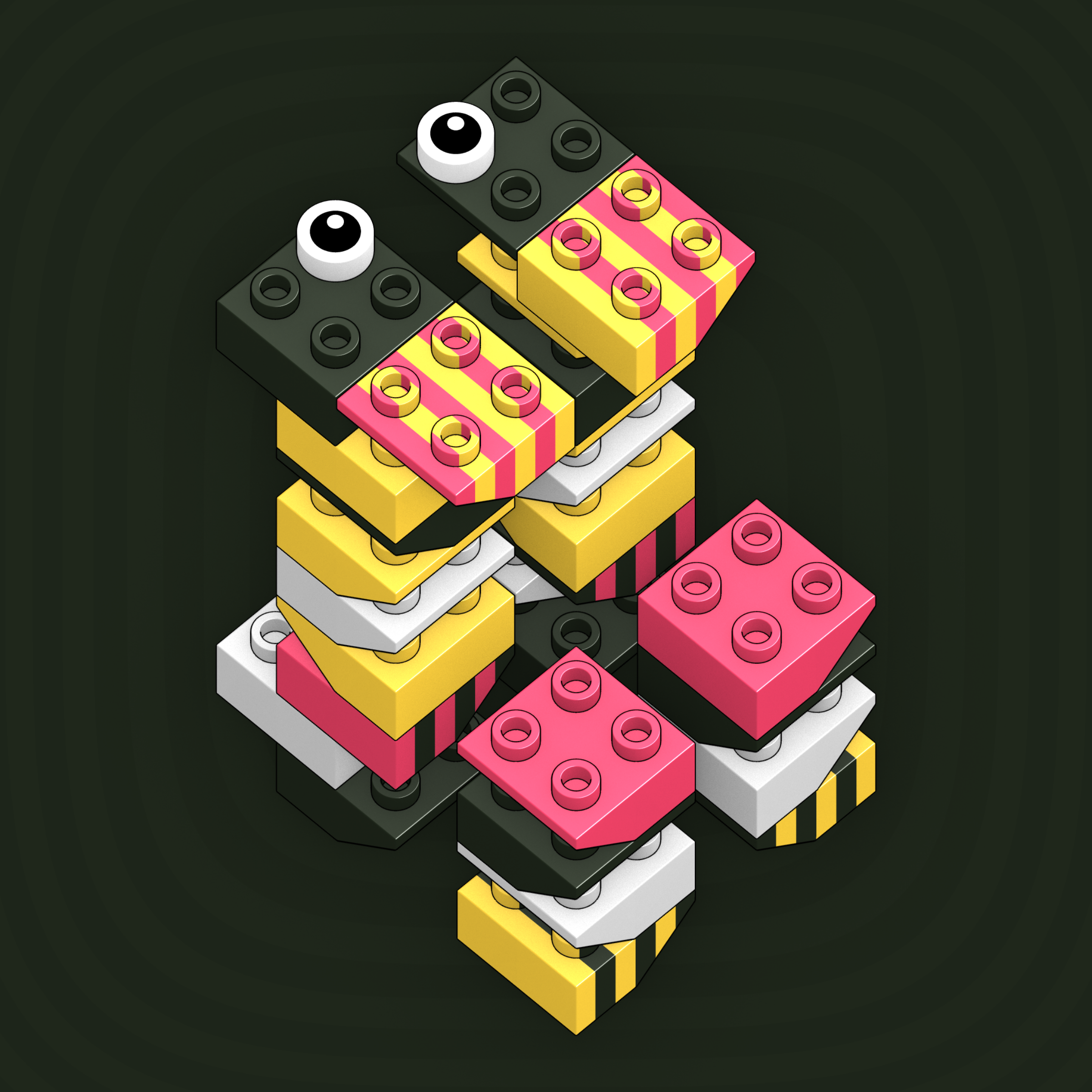 Art Blocks - Art Blocks v2 - Click #518 - NFT # 263000518