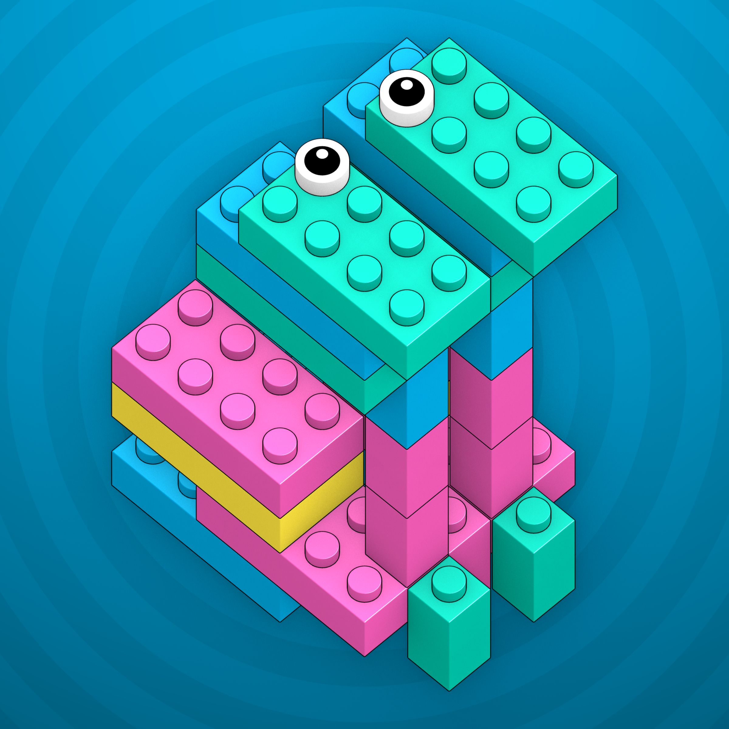 Art Blocks - Art Blocks v2 - Click #522 - NFT # 263000522