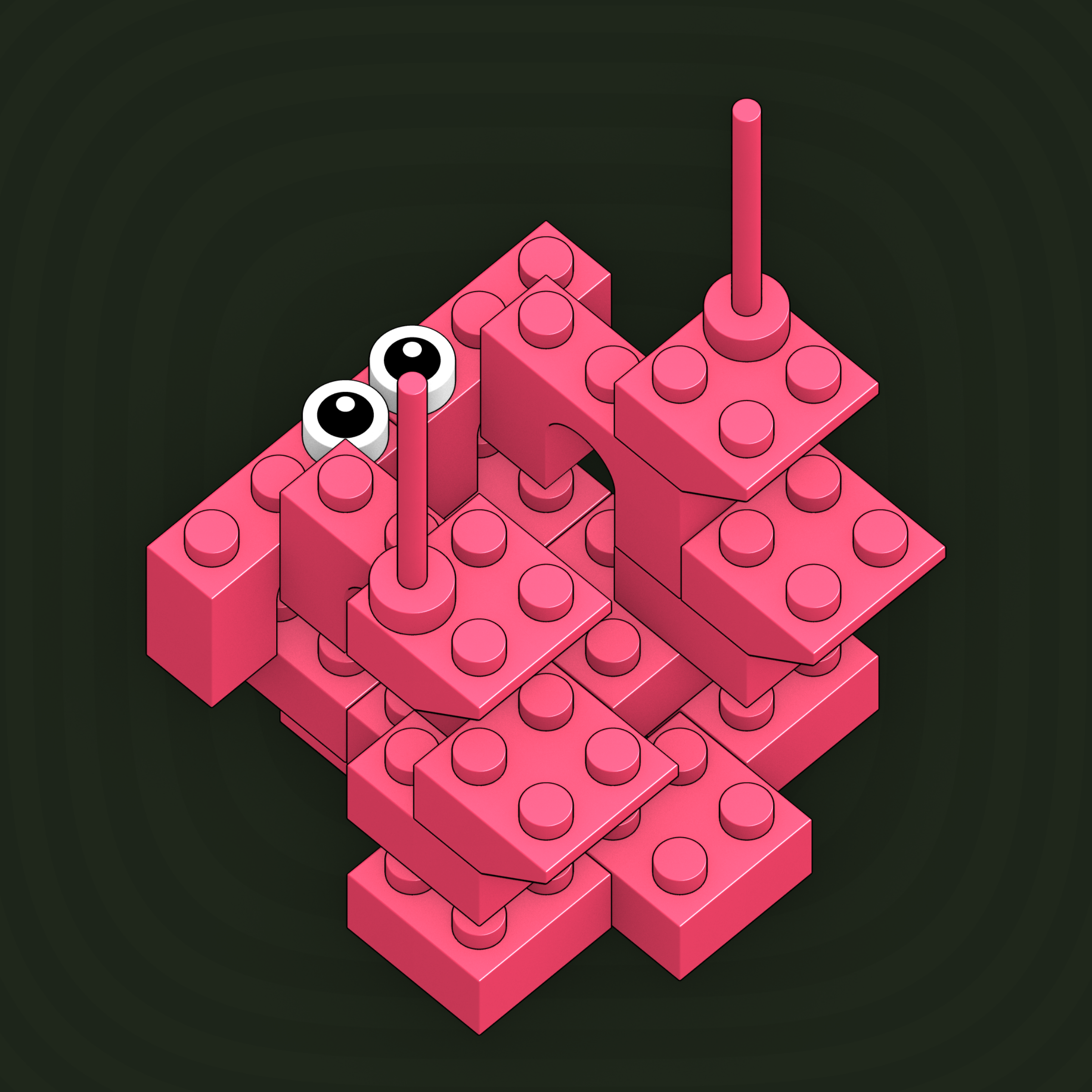 Art Blocks - Art Blocks v2 - Click #530 - NFT # 263000530