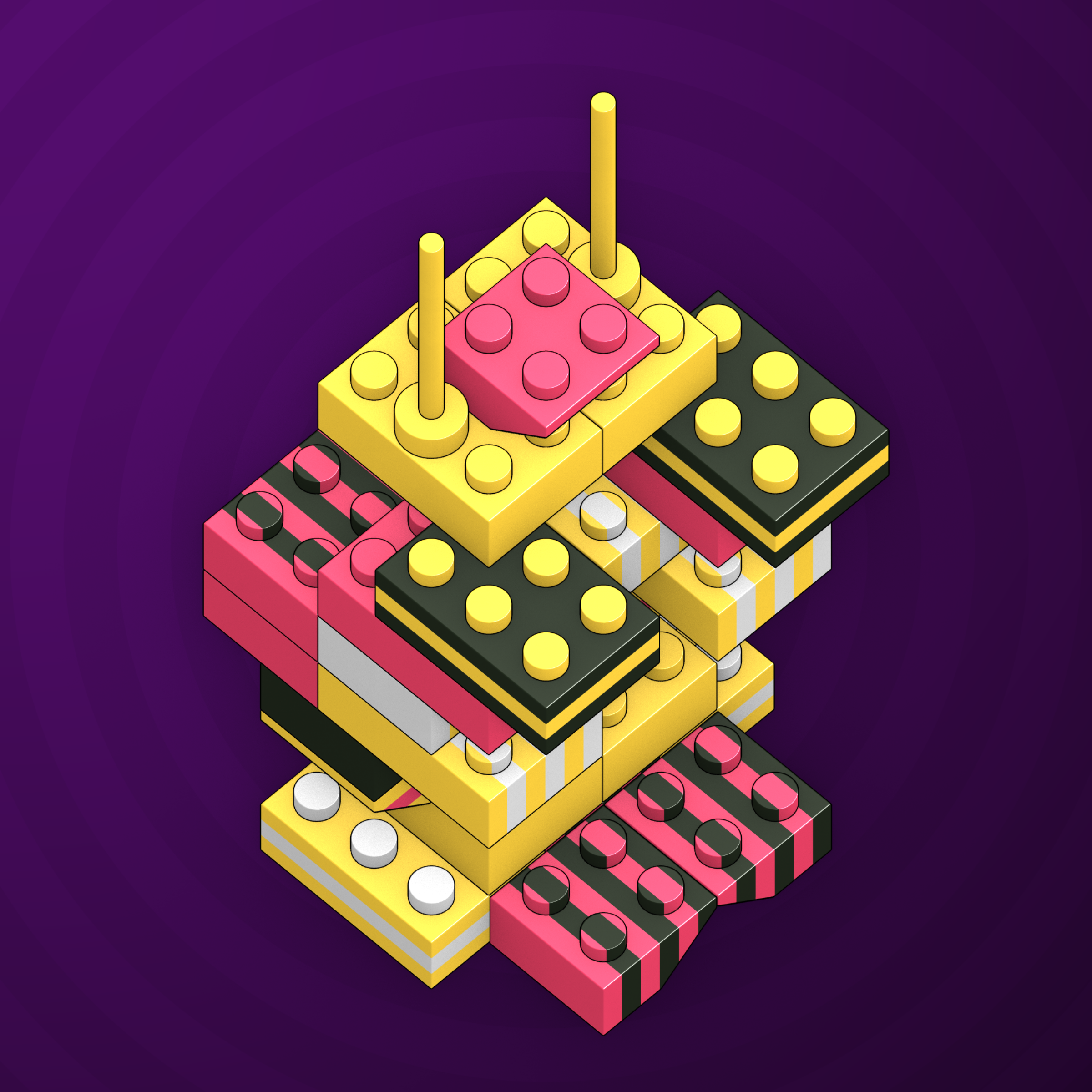 Art Blocks - Art Blocks v2 - Click #533 - NFT # 263000533