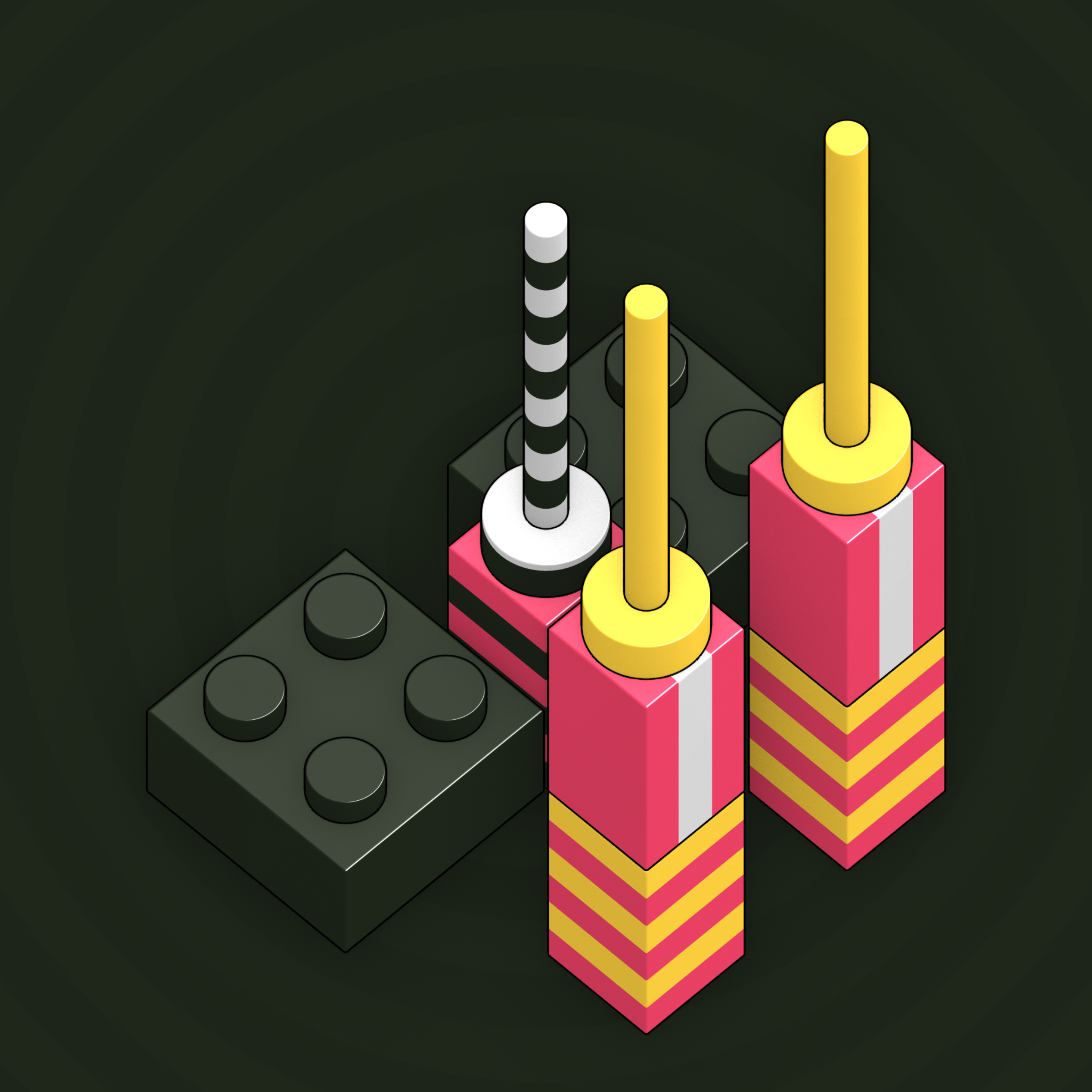 Art Blocks - Art Blocks v2 - Click #534 - NFT # 263000534