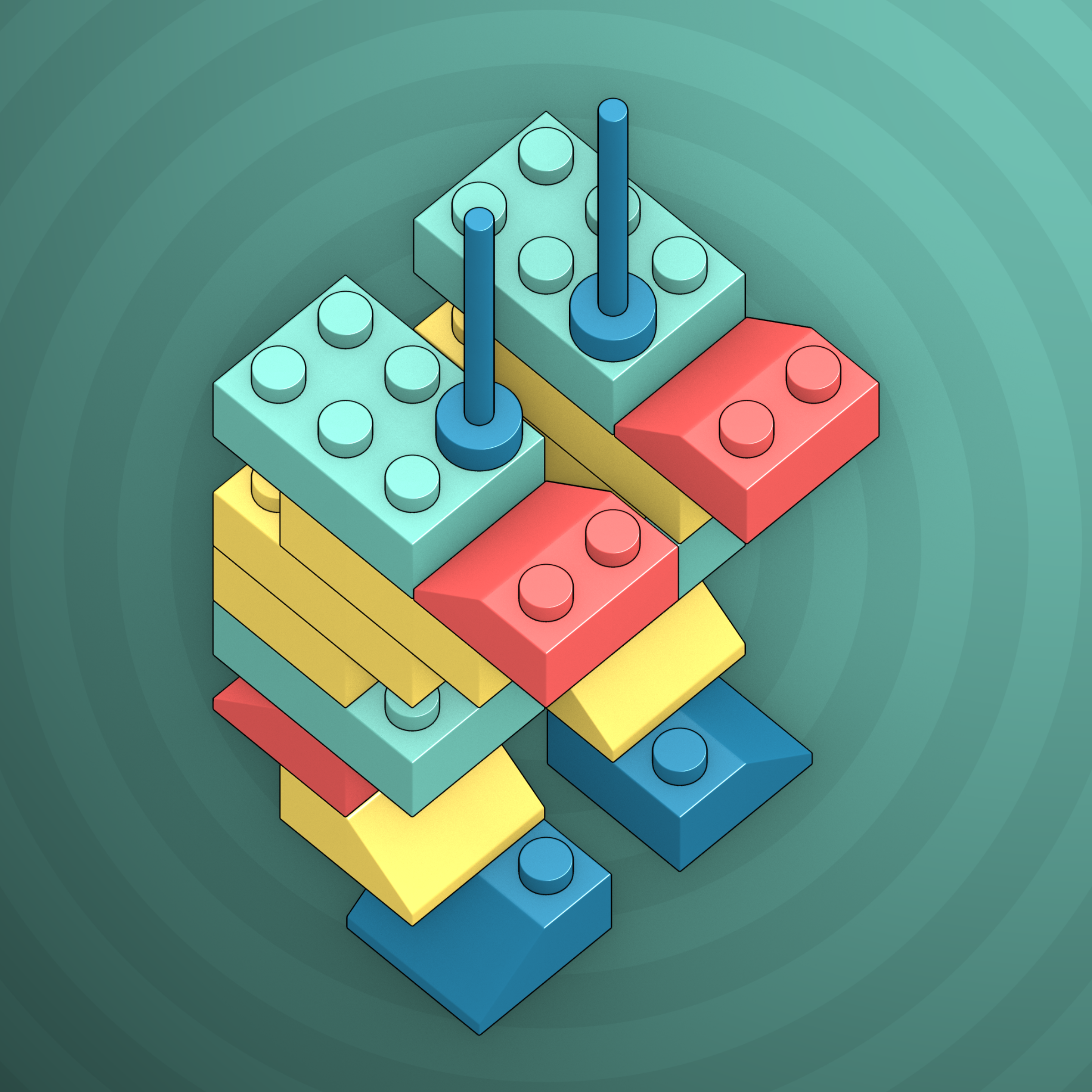 Art Blocks - Art Blocks v2 - Click #535 - NFT # 263000535