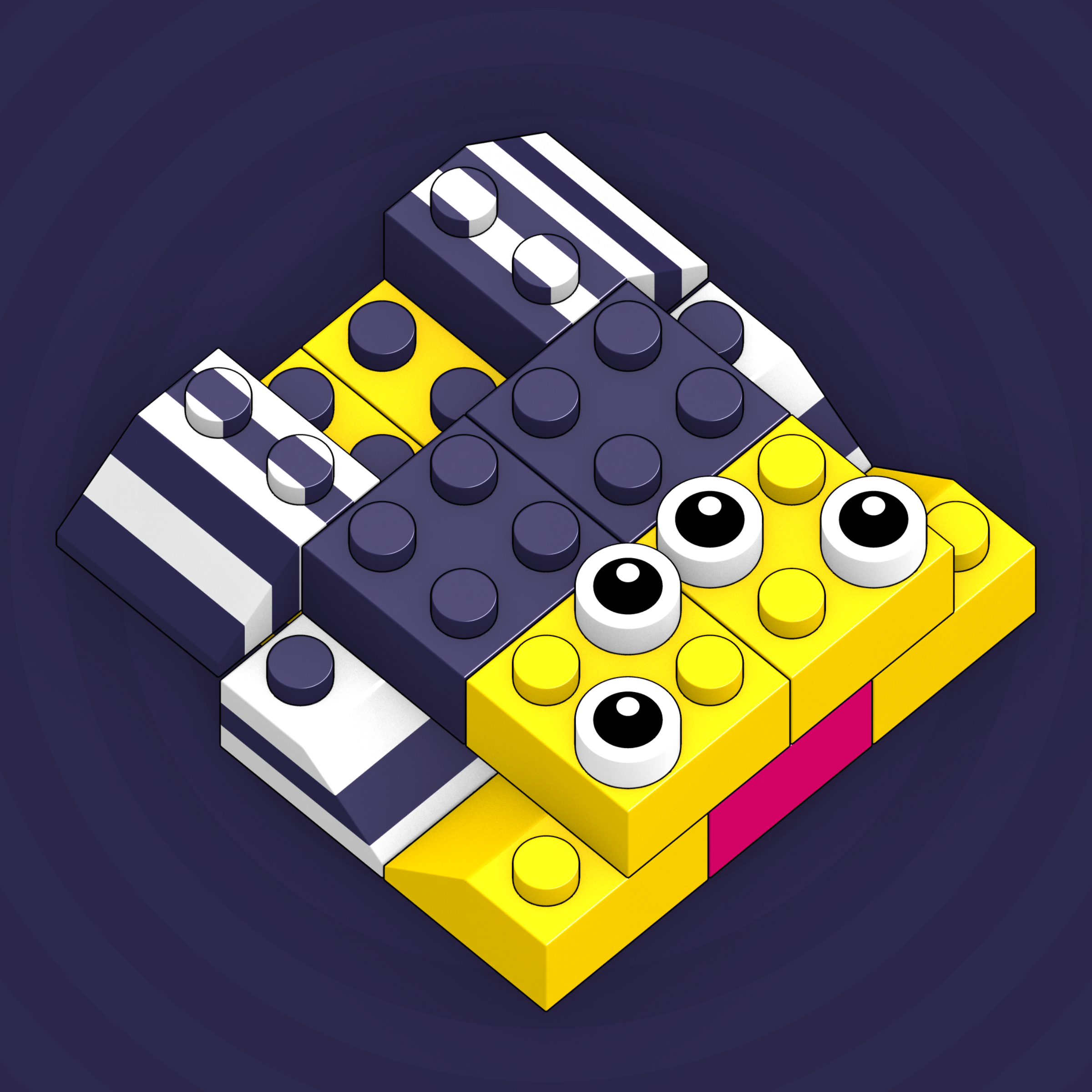 Art Blocks - Art Blocks v2 - Click #536 - NFT # 263000536