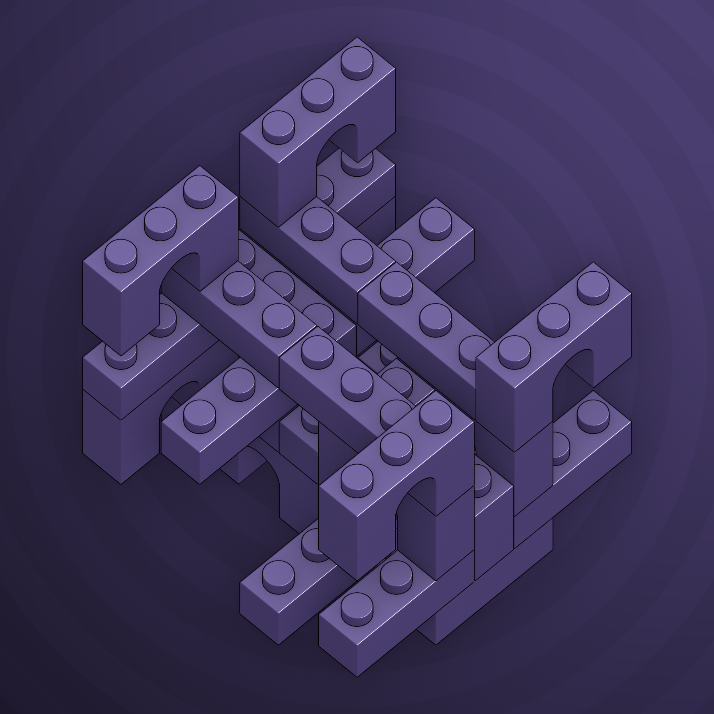 Art Blocks - Art Blocks v2 - Click #537 - NFT # 263000537