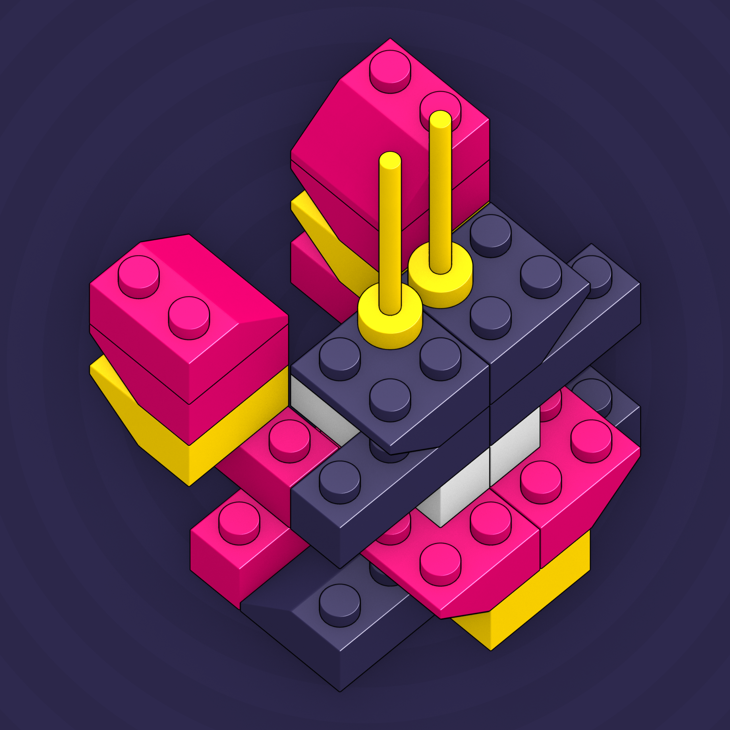 Art Blocks - Art Blocks v2 - Click #541 - NFT # 263000541