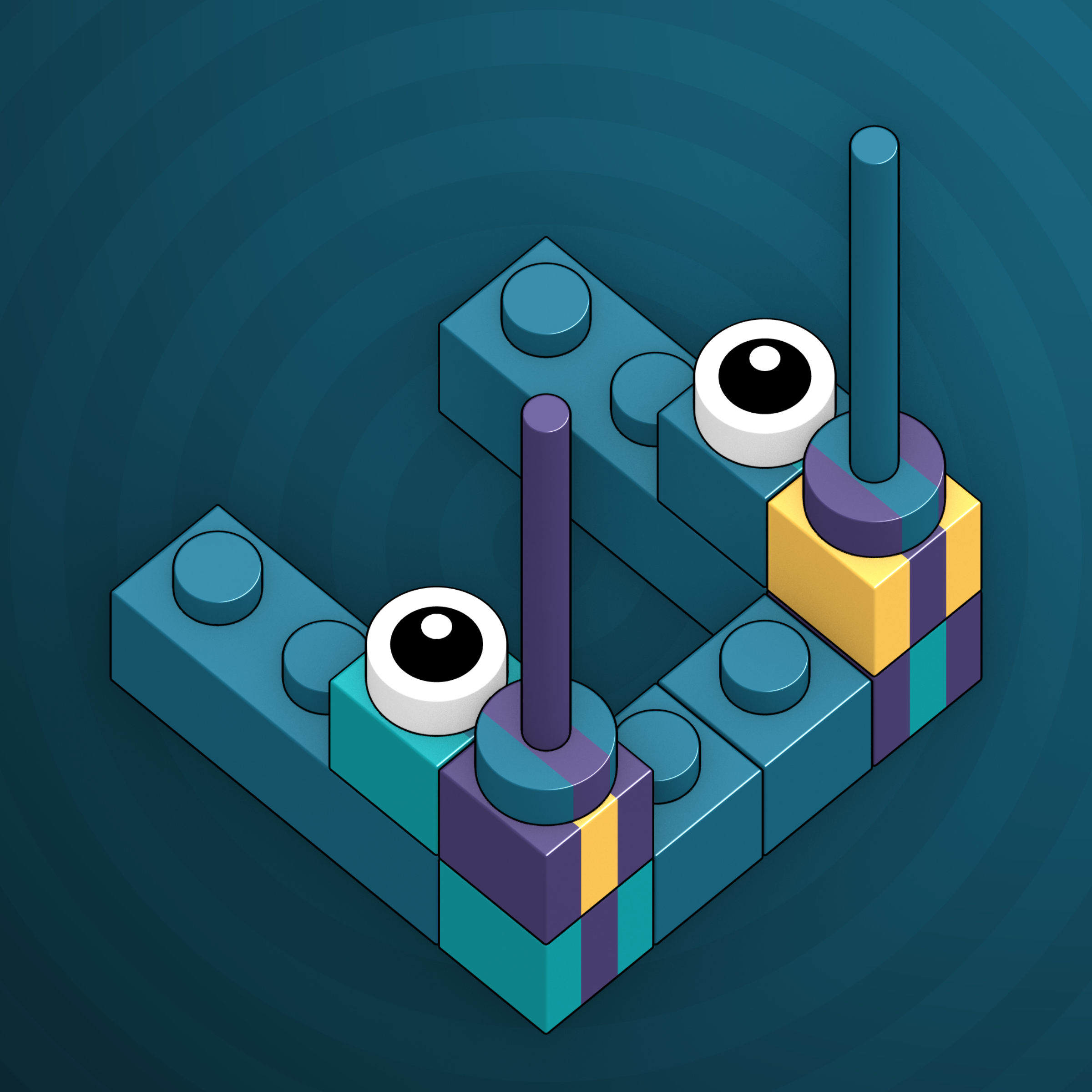 Art Blocks - Art Blocks v2 - Click #542 - NFT # 263000542