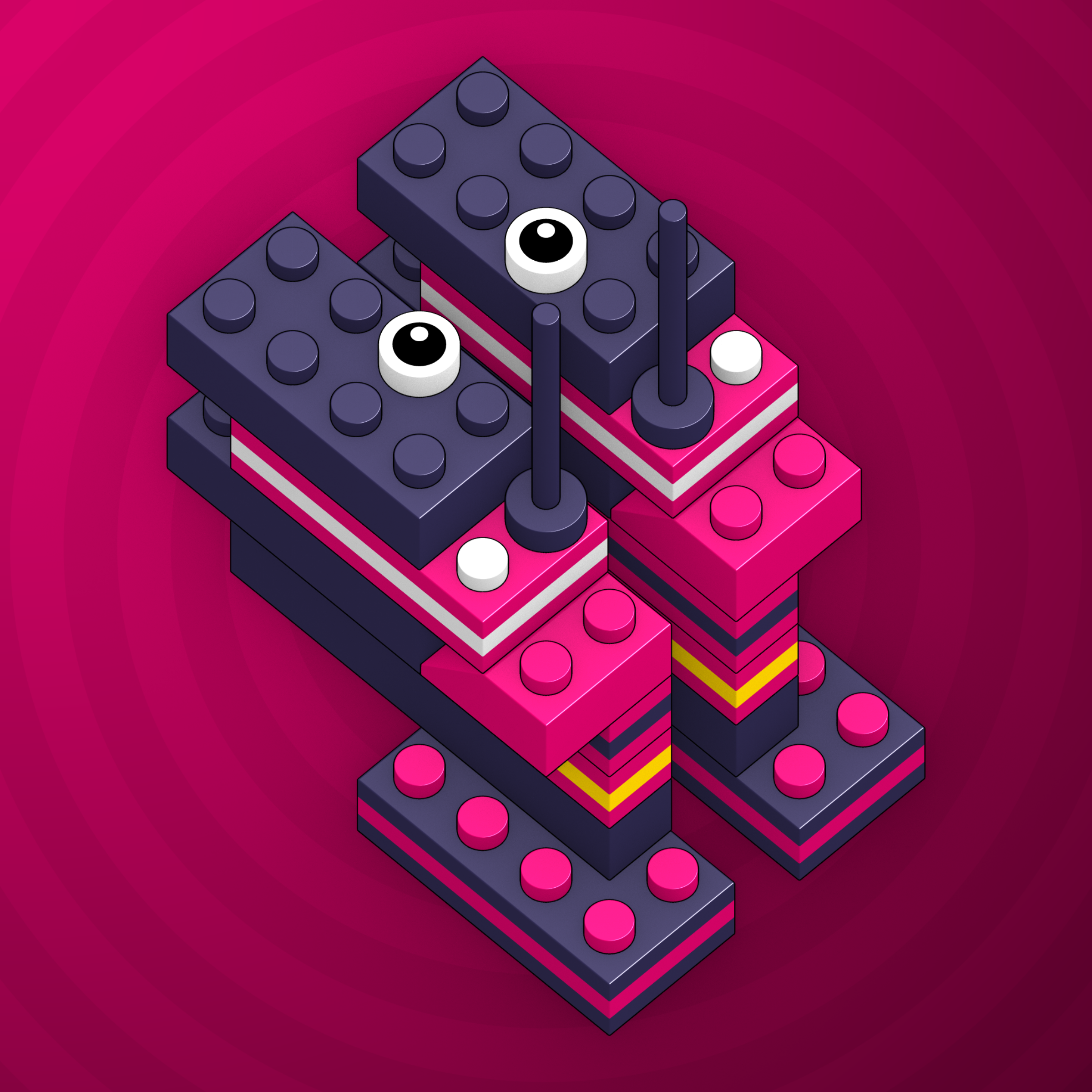 Art Blocks - Art Blocks v2 - Click #549 - NFT # 263000549