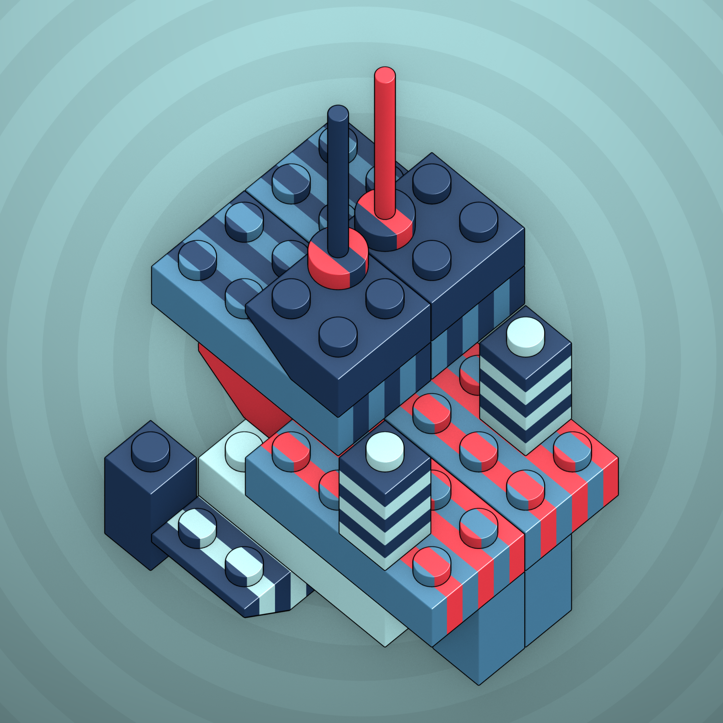 Art Blocks - Art Blocks v2 - Click #553 - NFT # 263000553