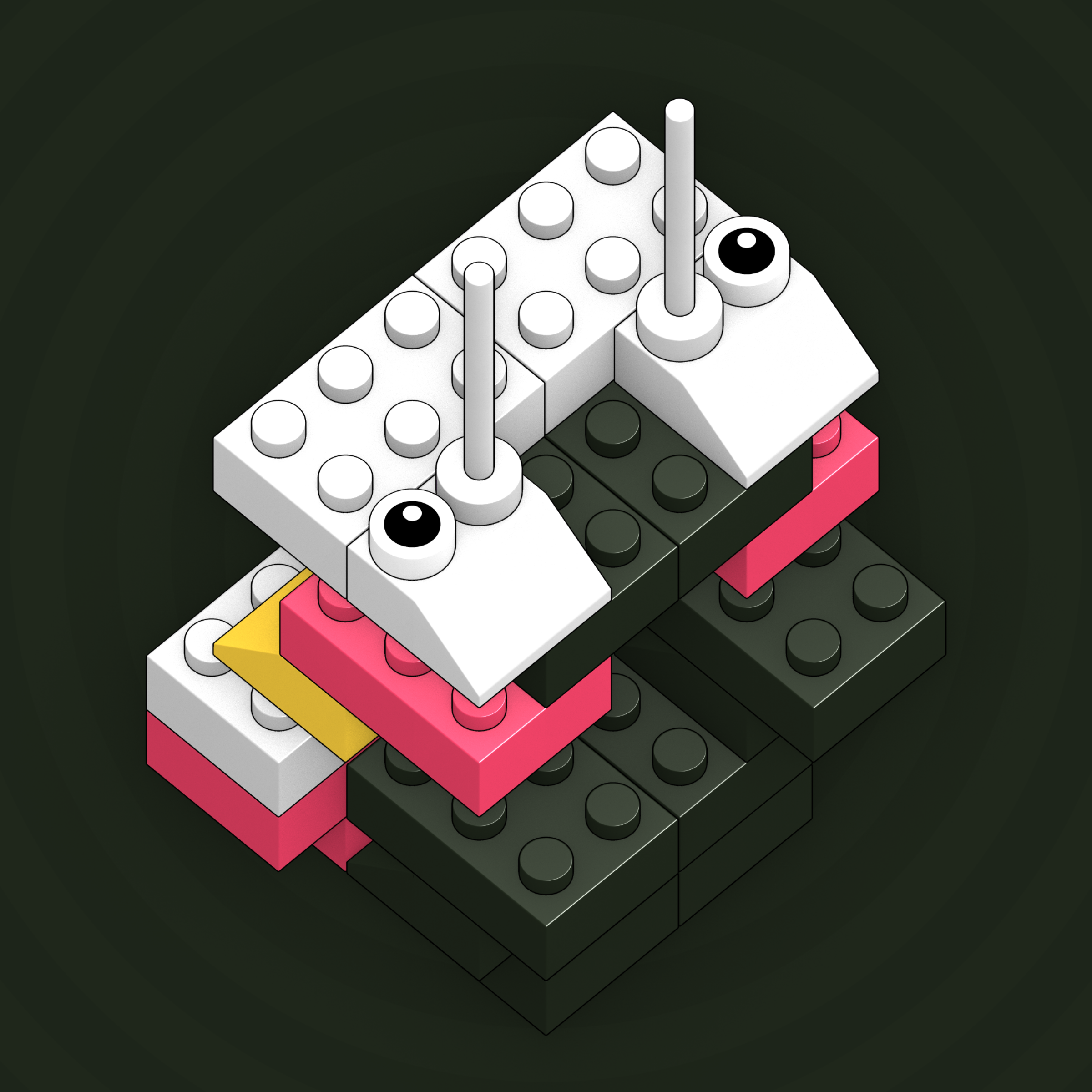 Art Blocks - Art Blocks v2 - Click #555 - NFT # 263000555