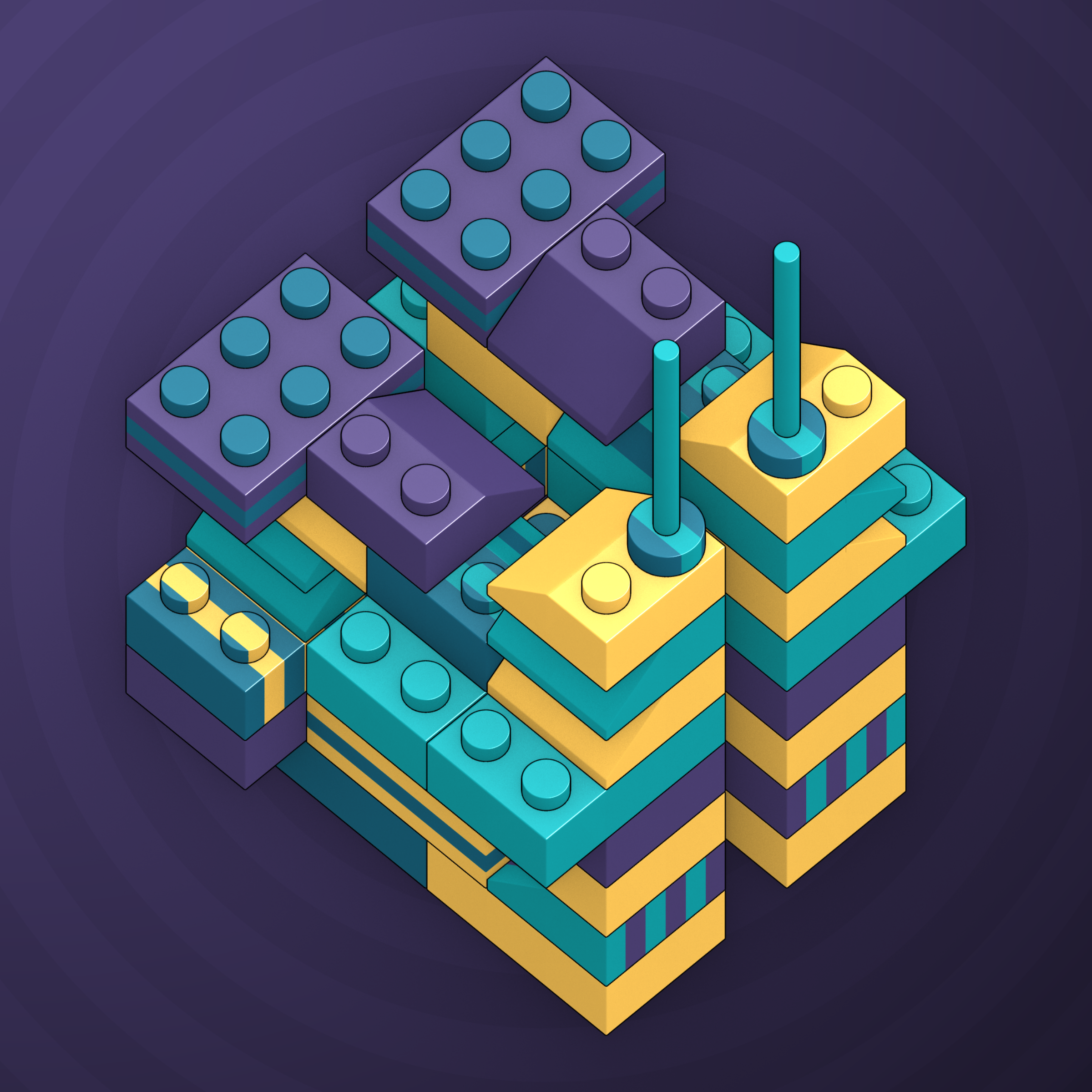 Art Blocks - Art Blocks v2 - Click #572 - NFT # 263000572