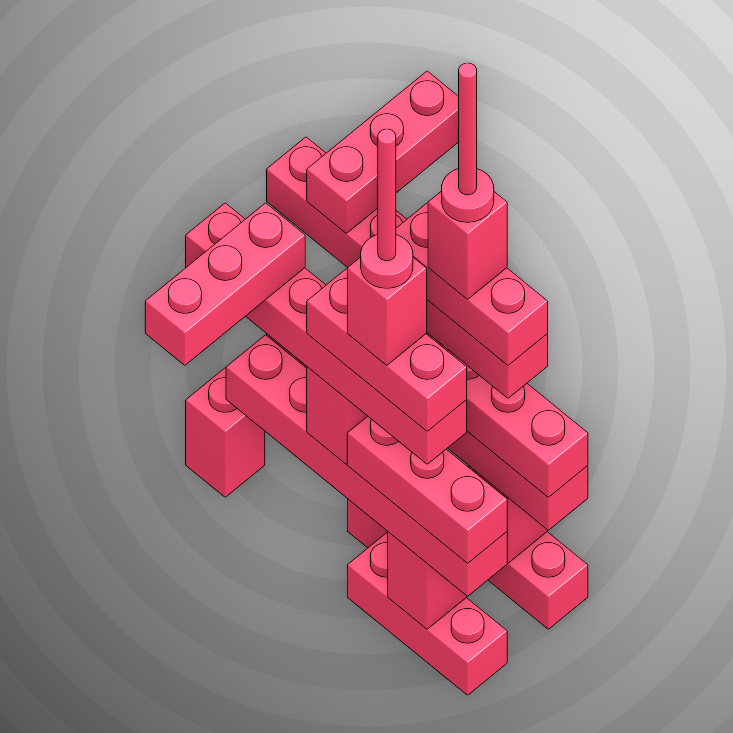 Art Blocks - Art Blocks v2 - Click #576 - NFT # 263000576