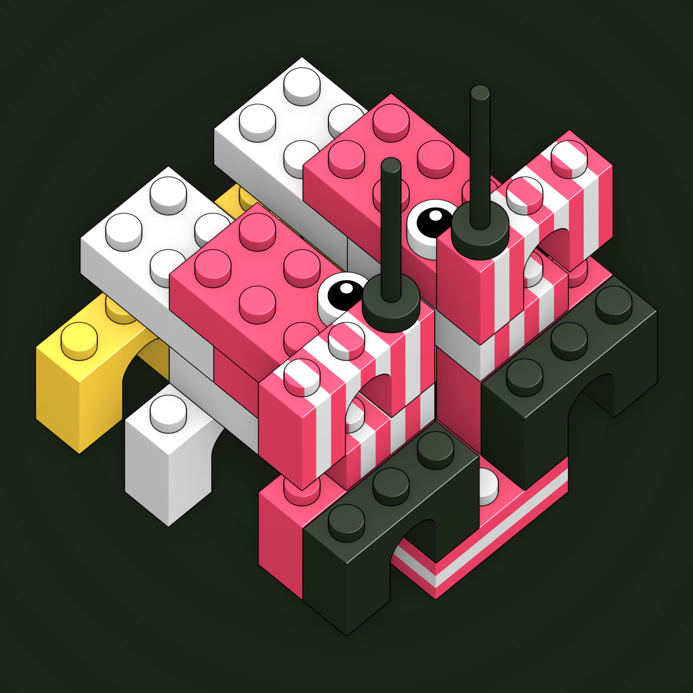 Art Blocks - Art Blocks v2 - Click #577 - NFT # 263000577