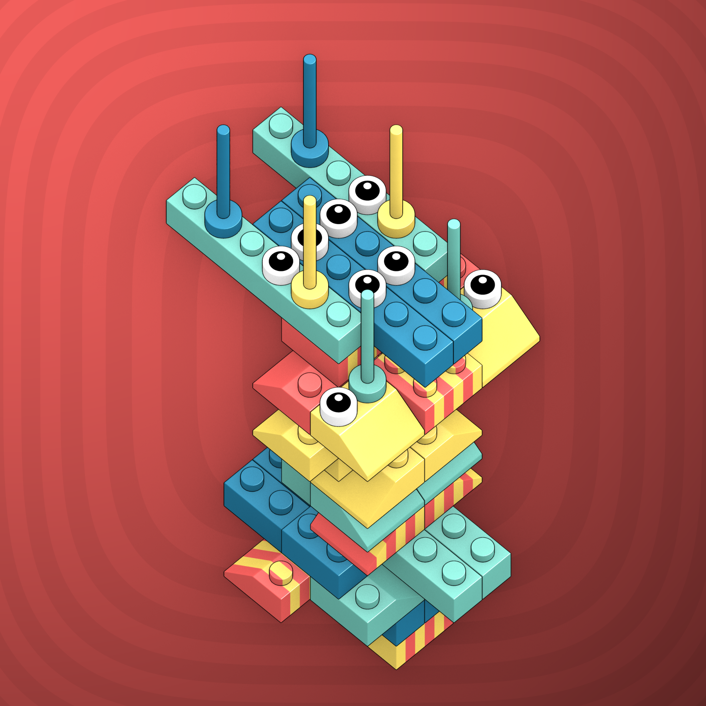 Art Blocks - Art Blocks v2 - Click #584 - NFT # 263000584