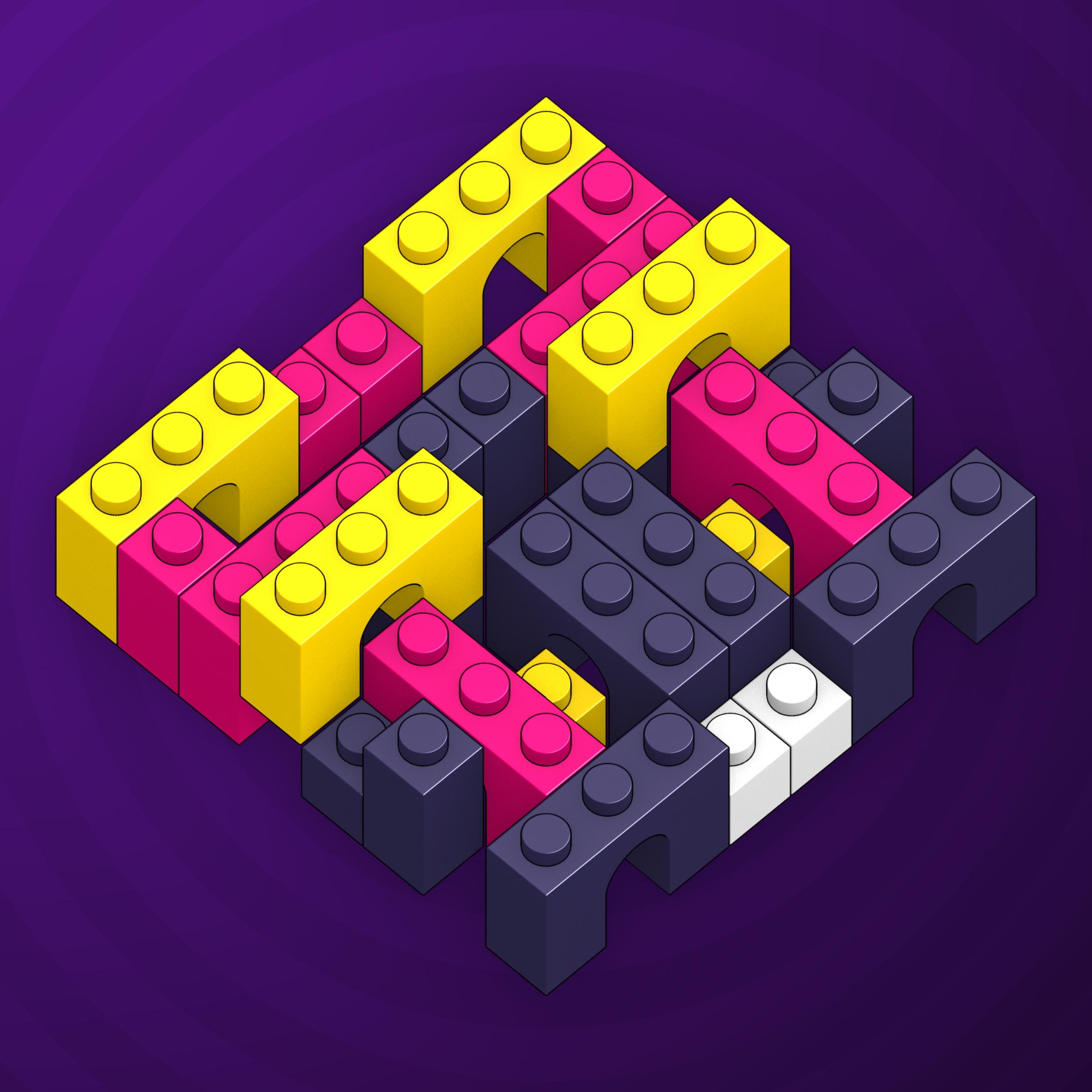 Art Blocks - Art Blocks v2 - Click #586 - NFT # 263000586