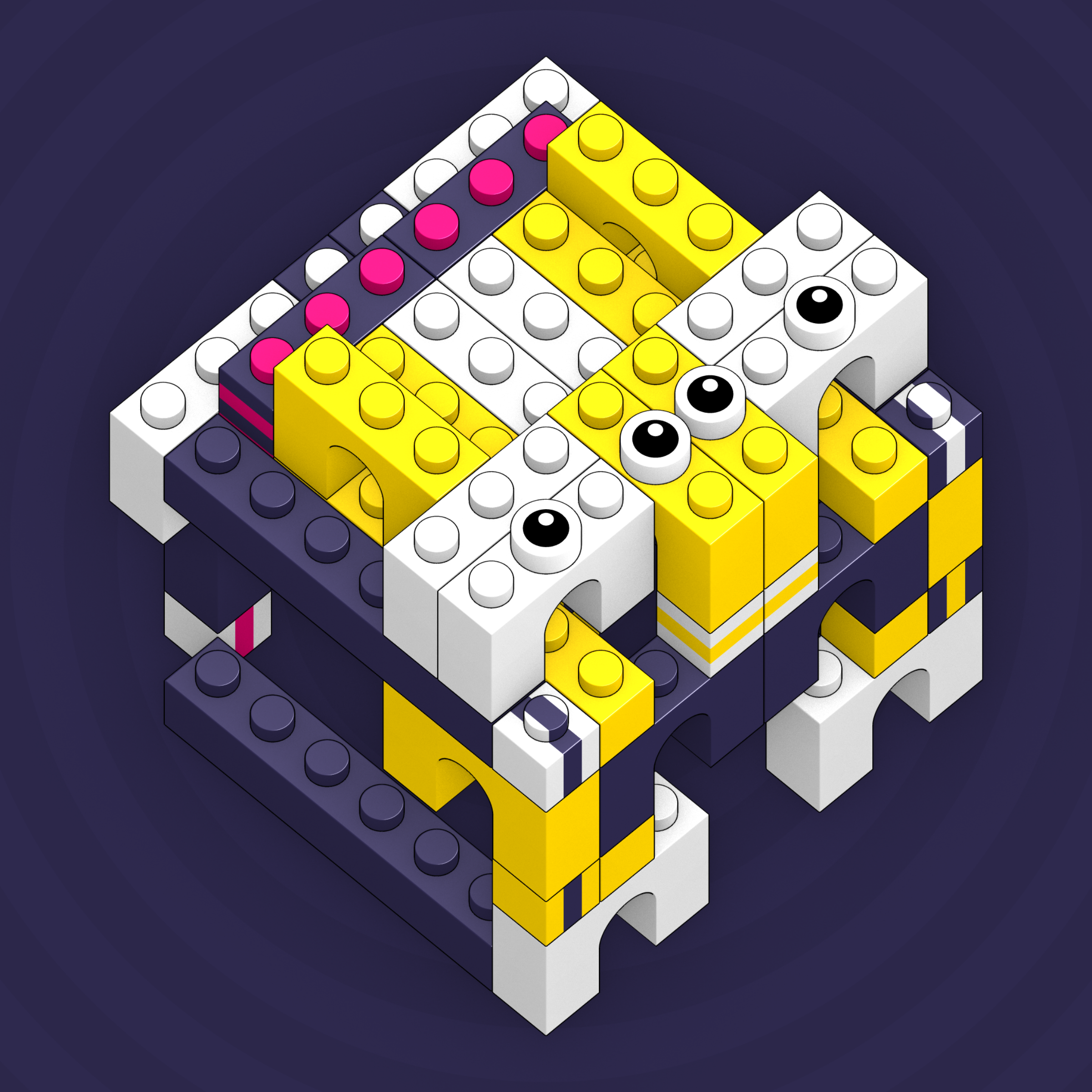 Art Blocks - Art Blocks v2 - Click #593 - NFT # 263000593