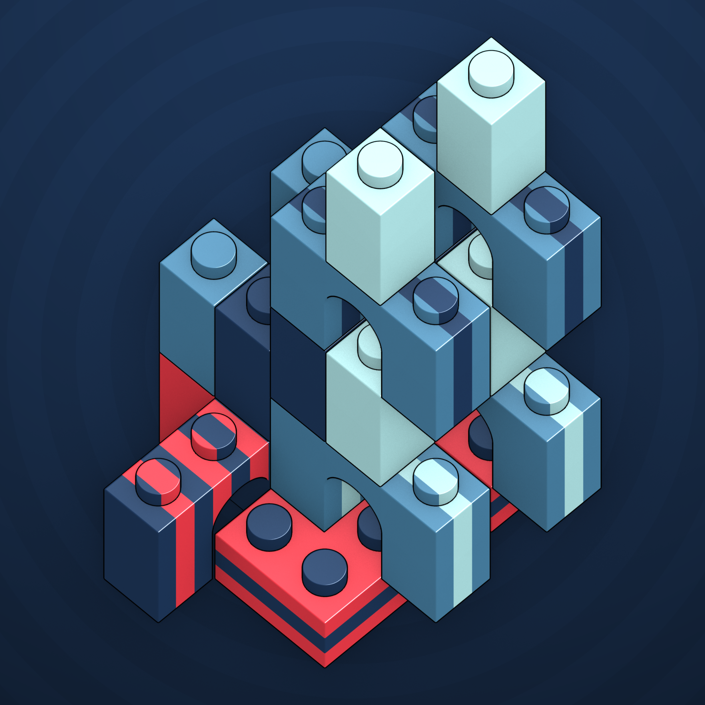 Art Blocks - Art Blocks v2 - Click #594 - NFT # 263000594