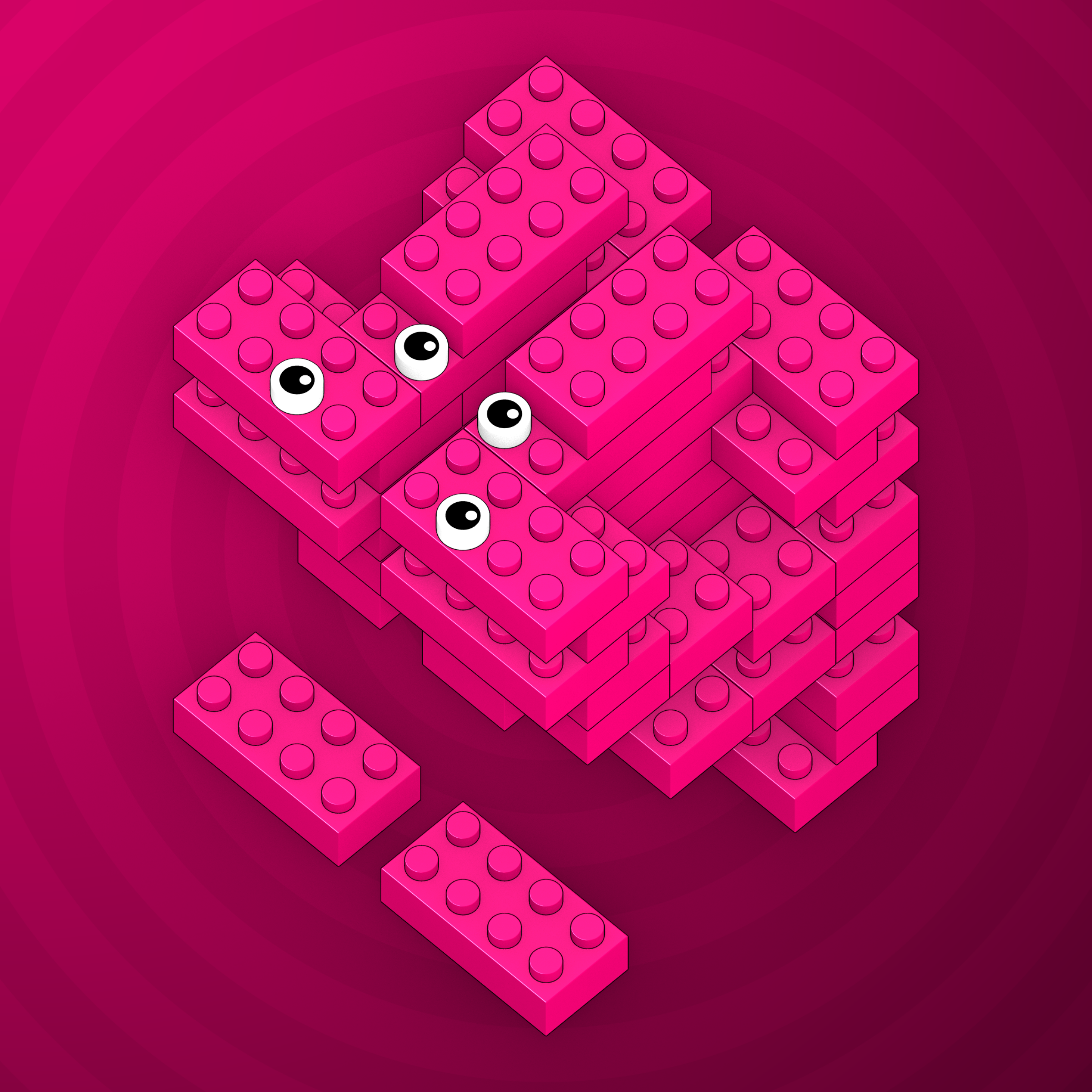 Art Blocks - Art Blocks v2 - Click #596 - NFT # 263000596