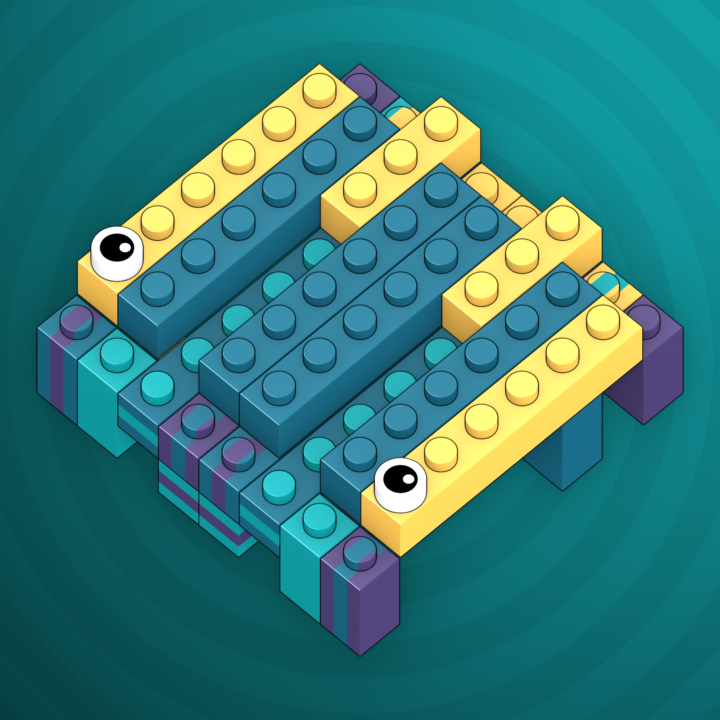 Art Blocks - Art Blocks v2 - Click #597 - NFT # 263000597