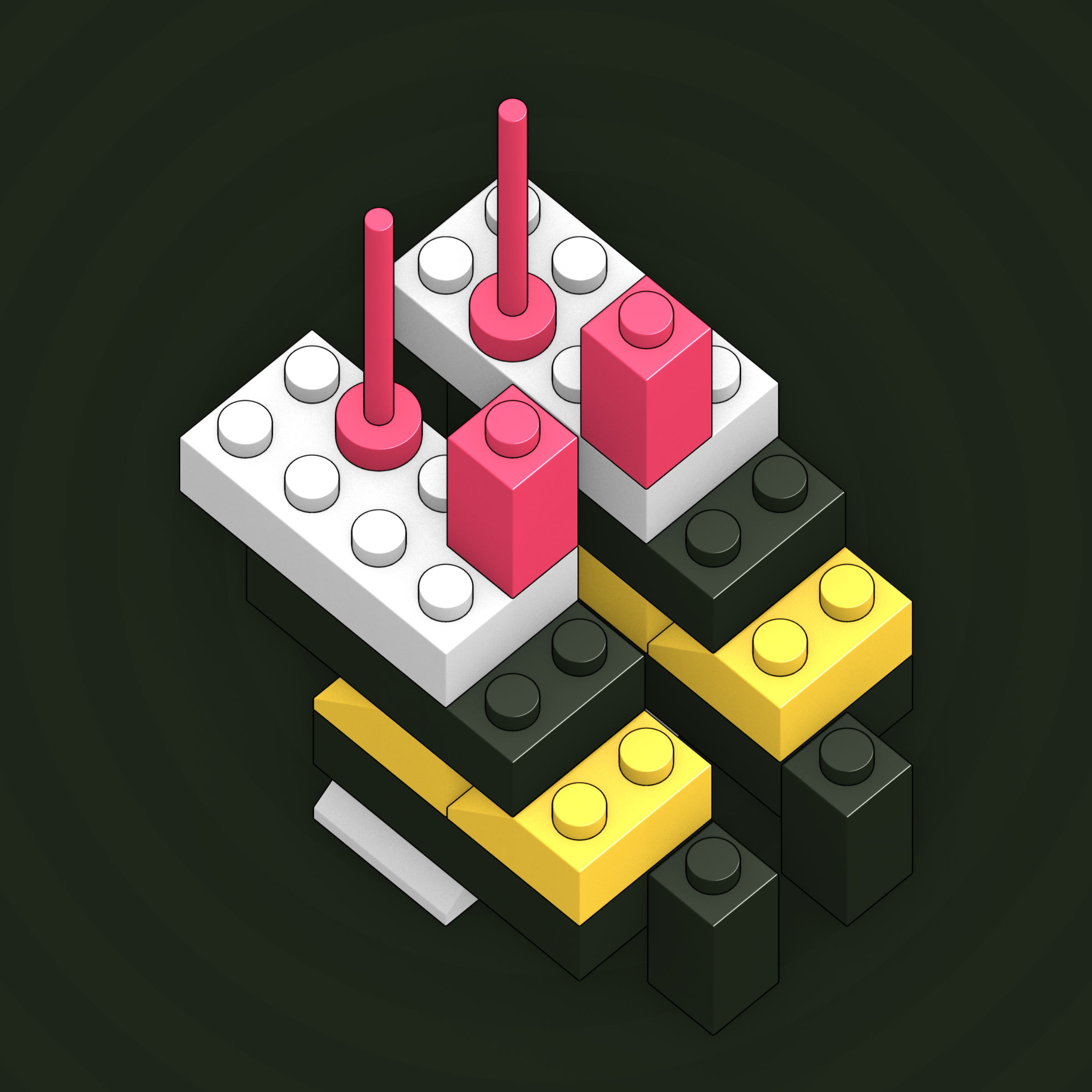 Art Blocks - Art Blocks v2 - Click #600 - NFT # 263000600