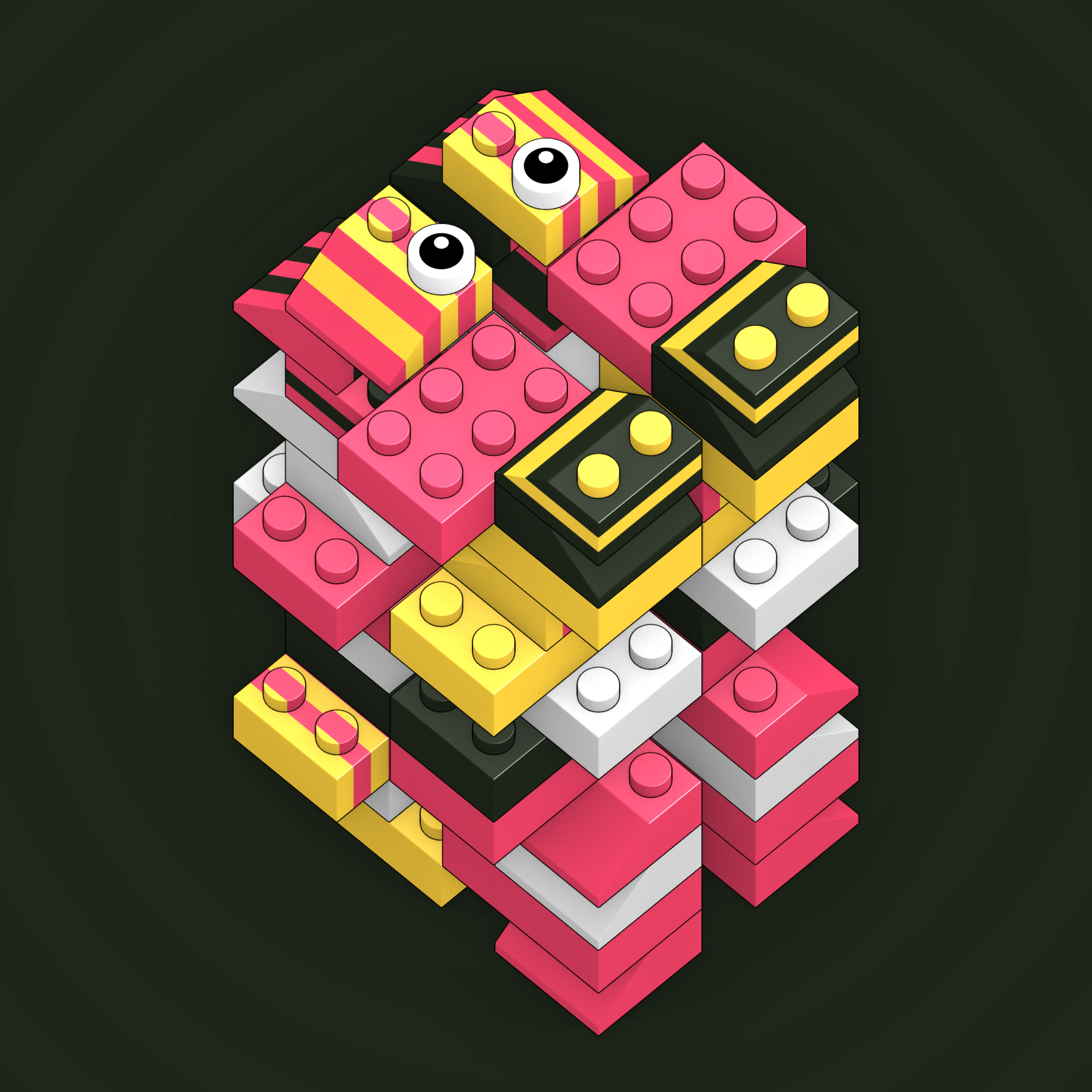 Art Blocks - Art Blocks v2 - Click #605 - NFT # 263000605