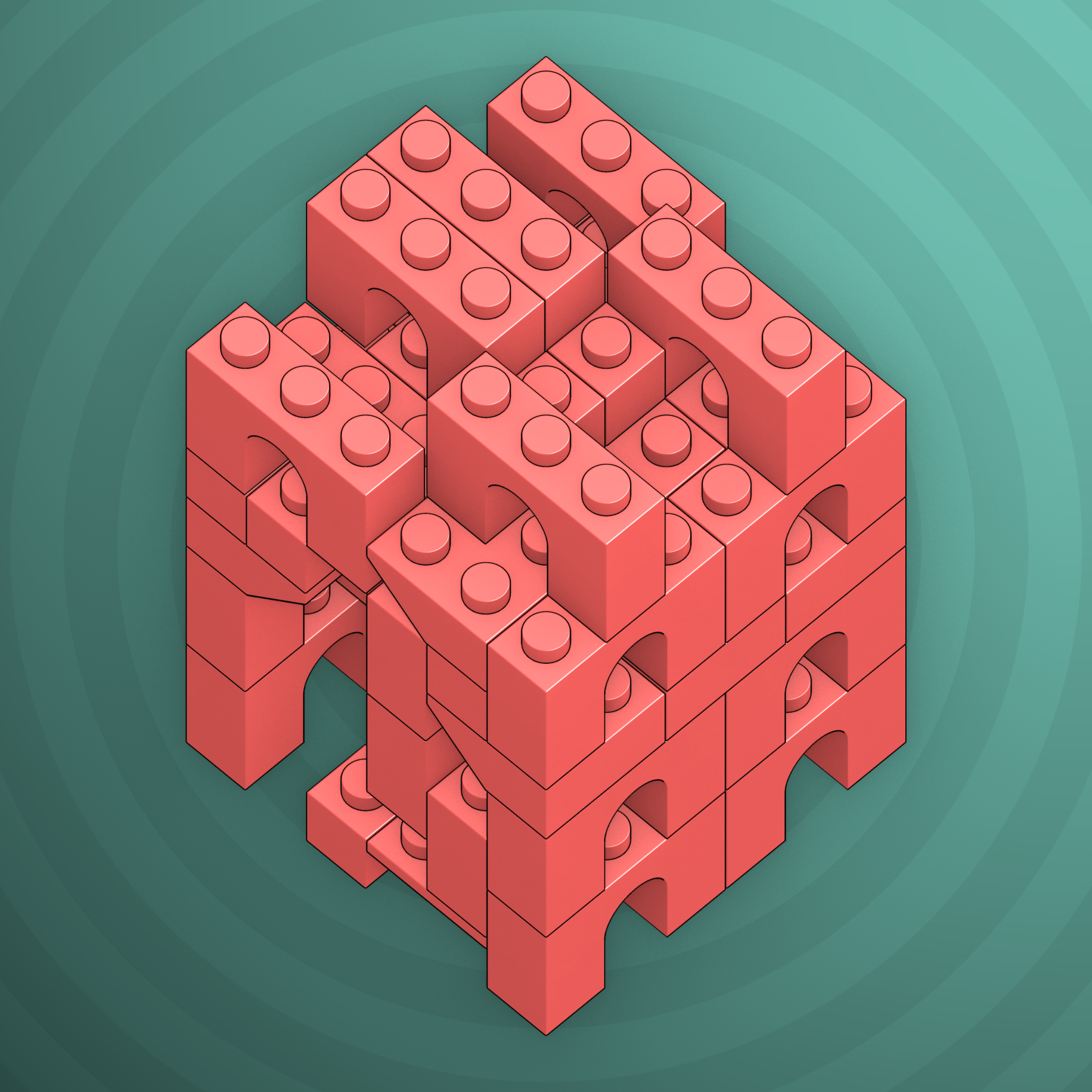 Art Blocks - Art Blocks v2 - Click #606 - NFT # 263000606