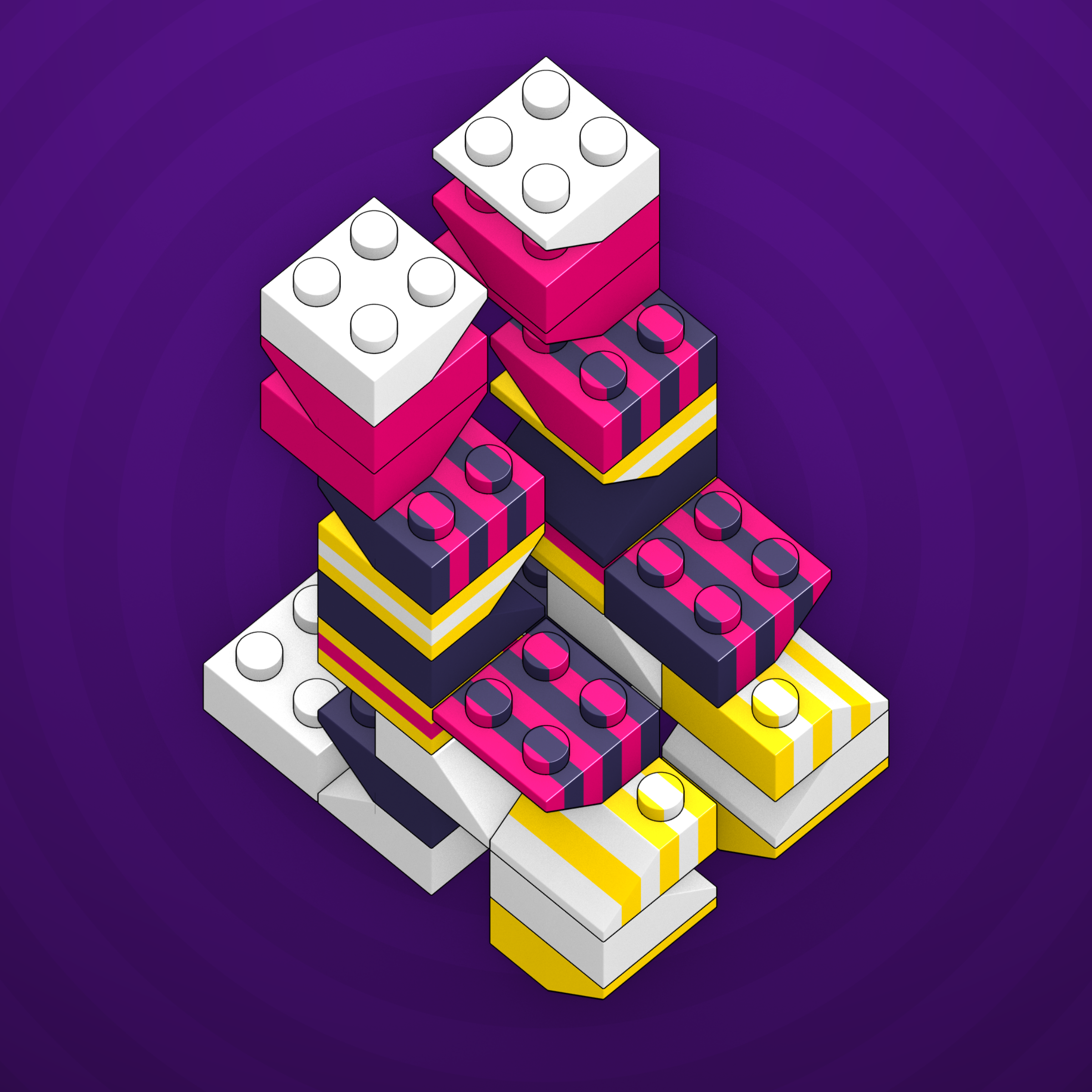 Art Blocks - Art Blocks v2 - Click #612 - NFT # 263000612