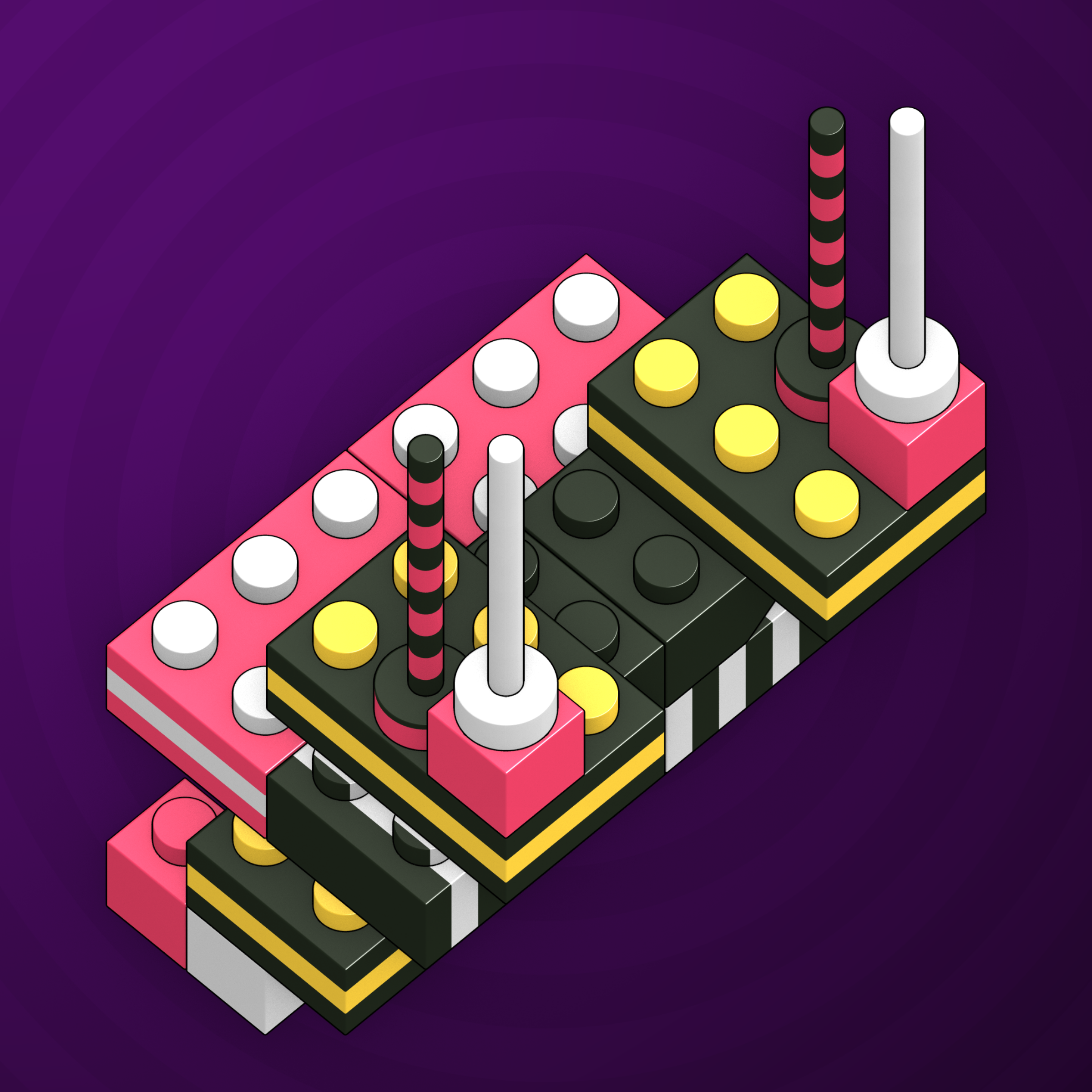 Art Blocks - Art Blocks v2 - Click #619 - NFT # 263000619