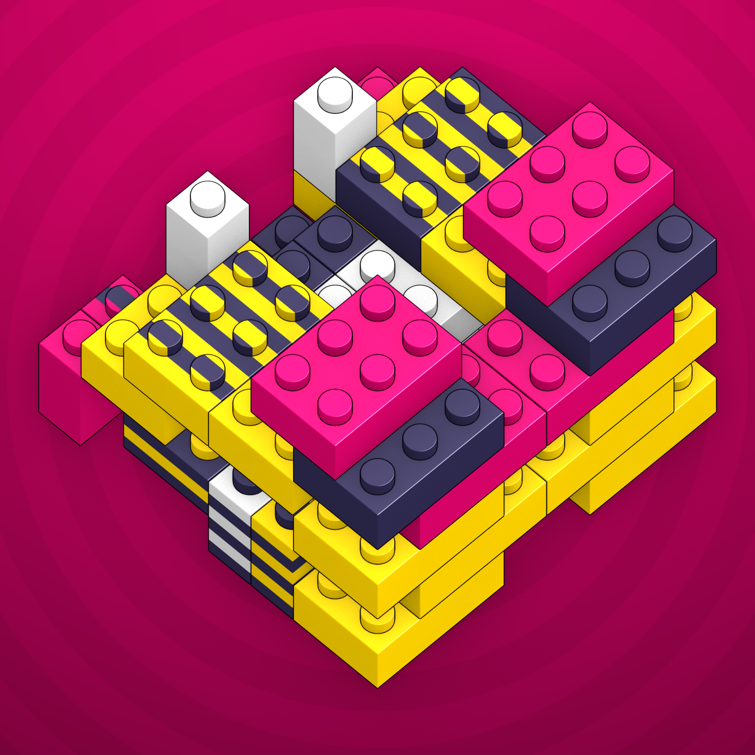 Art Blocks - Art Blocks v2 - Click #628 - NFT # 263000628