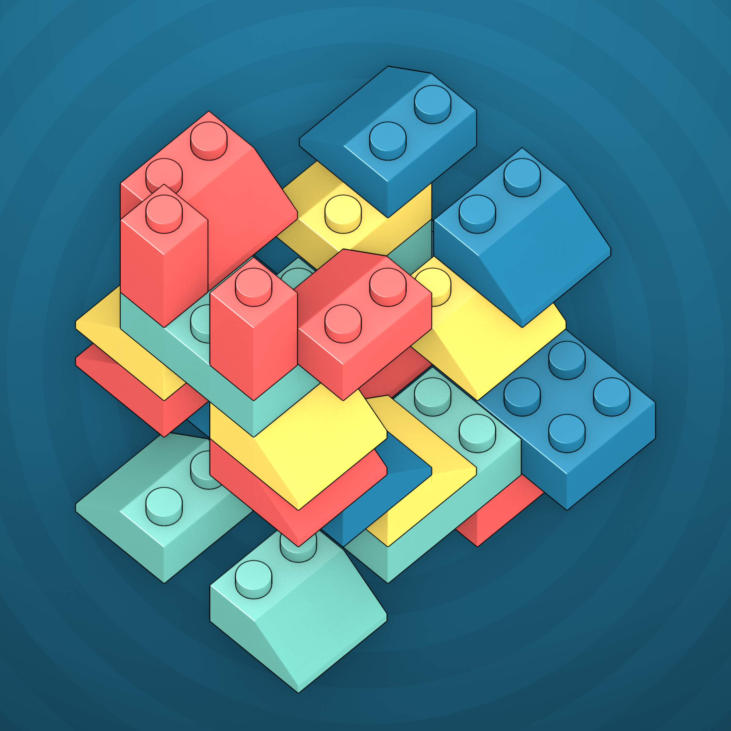 Art Blocks - Art Blocks v2 - Click #646 - NFT # 263000646