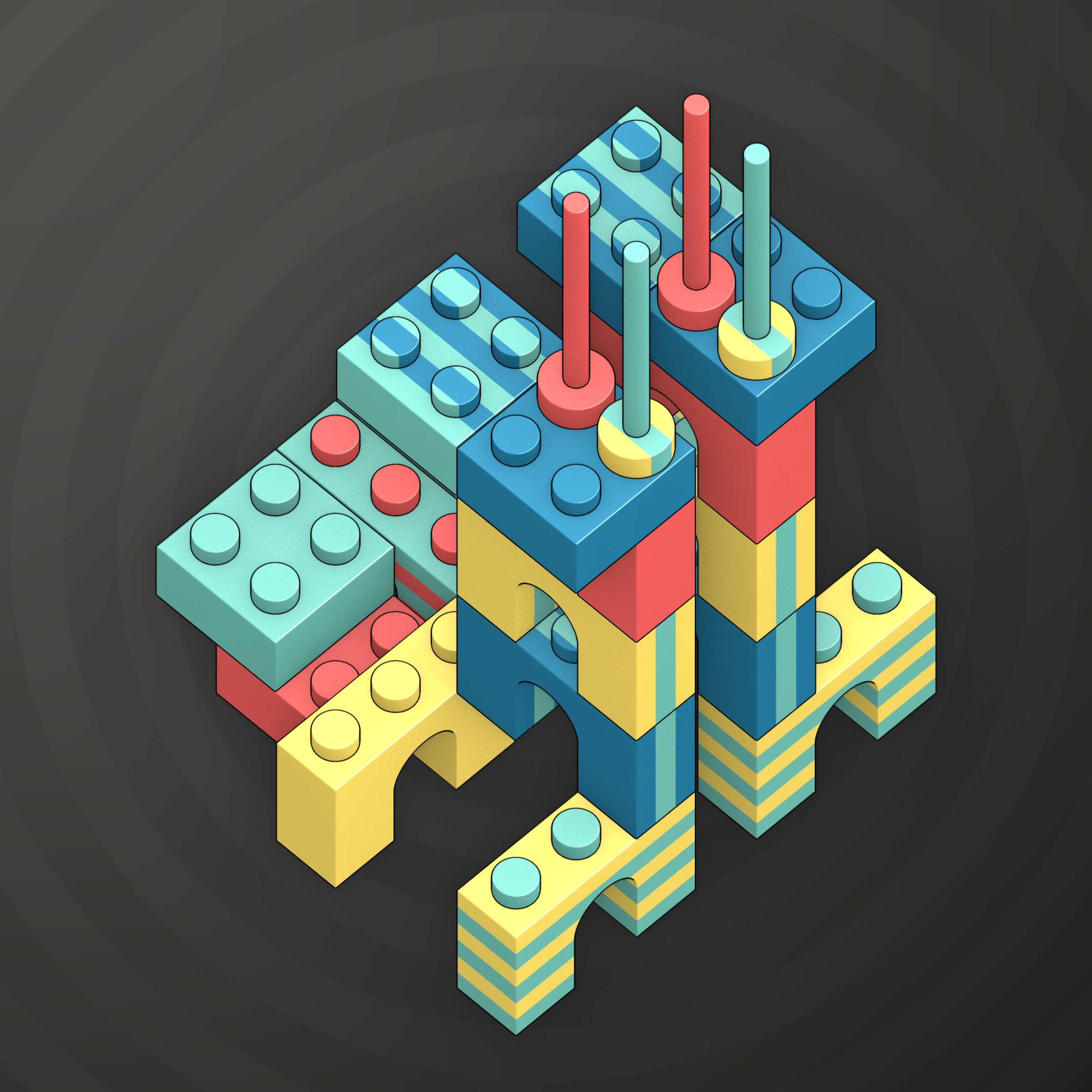 Art Blocks - Art Blocks v2 - Click #652 - NFT # 263000652