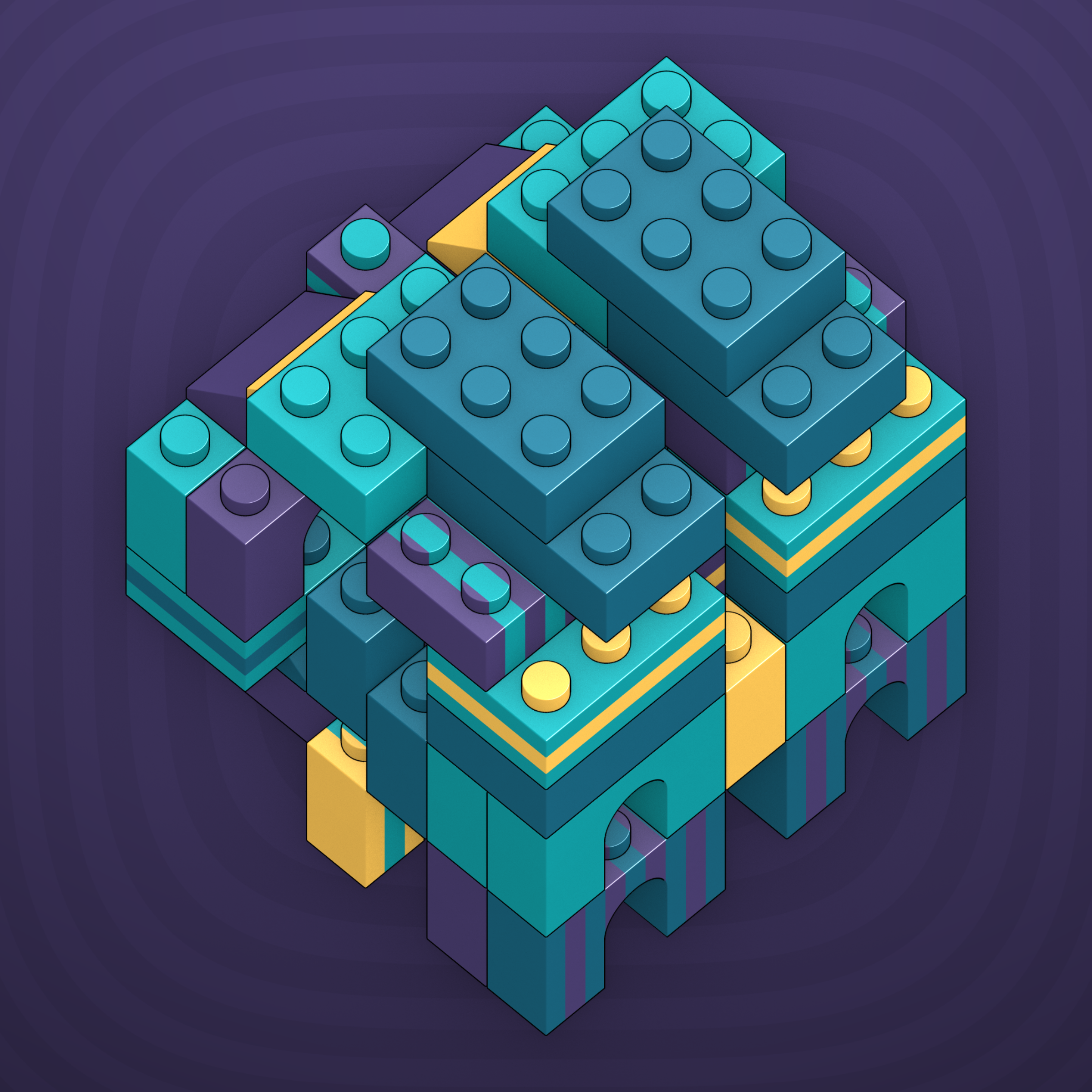 Art Blocks - Art Blocks v2 - Click #653 - NFT # 263000653