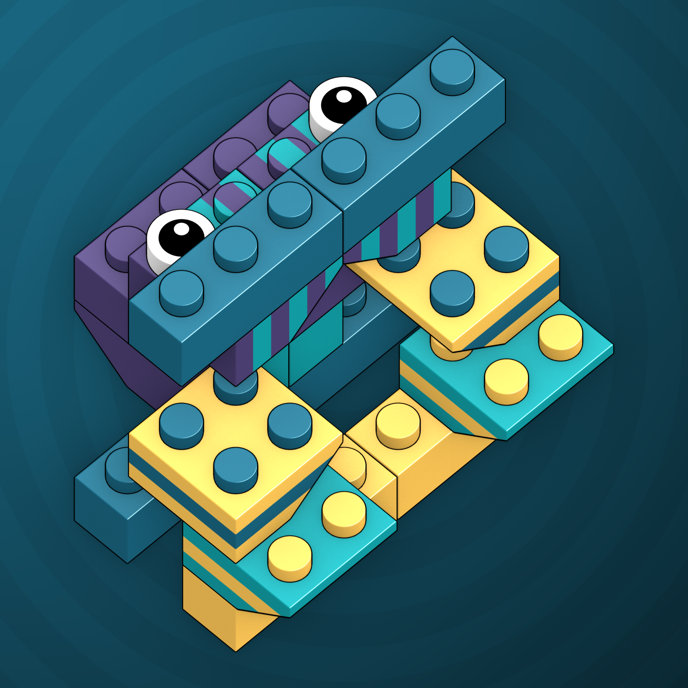 Art Blocks - Art Blocks v2 - Click #654 - NFT # 263000654