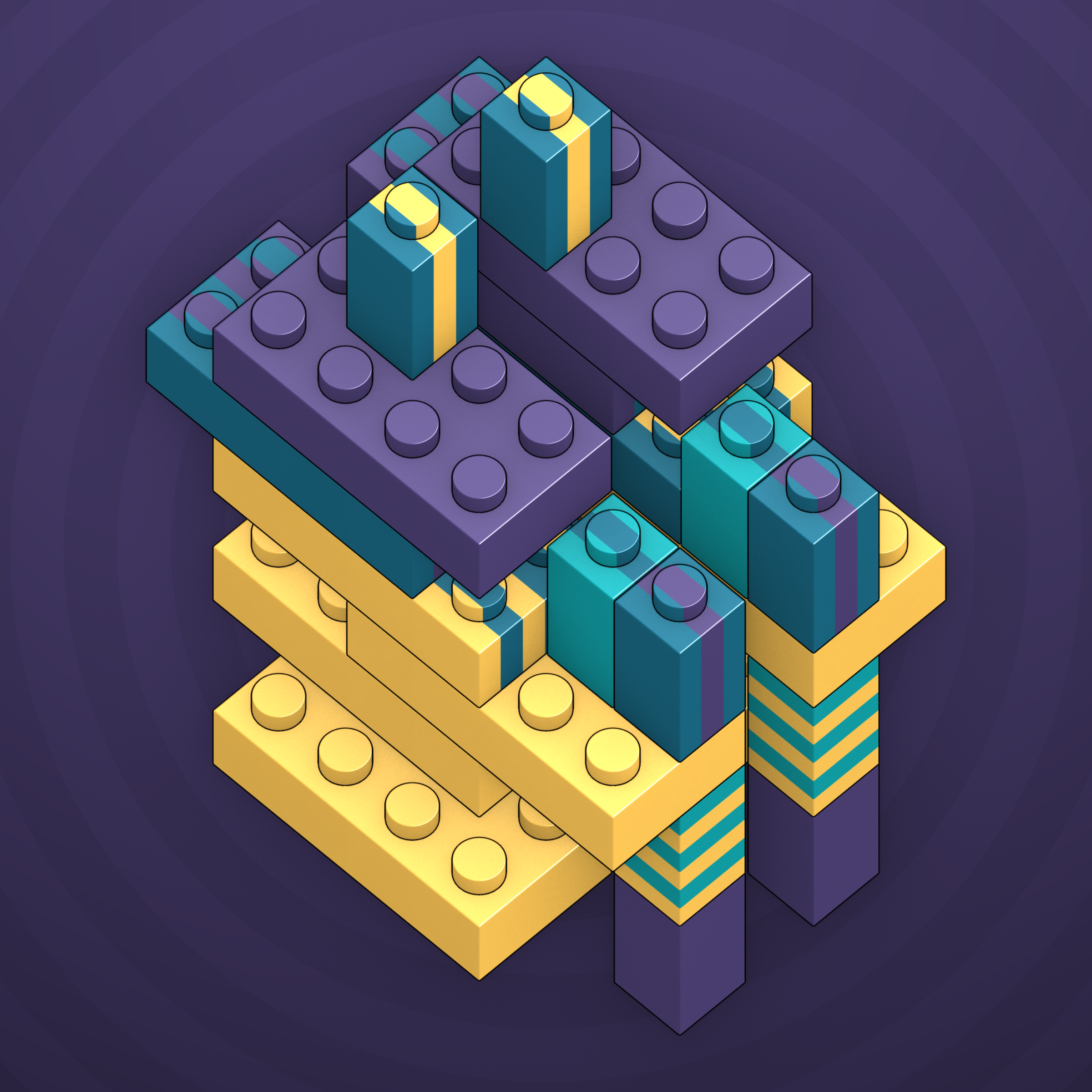 Art Blocks - Art Blocks v2 - Click #672 - NFT # 263000672