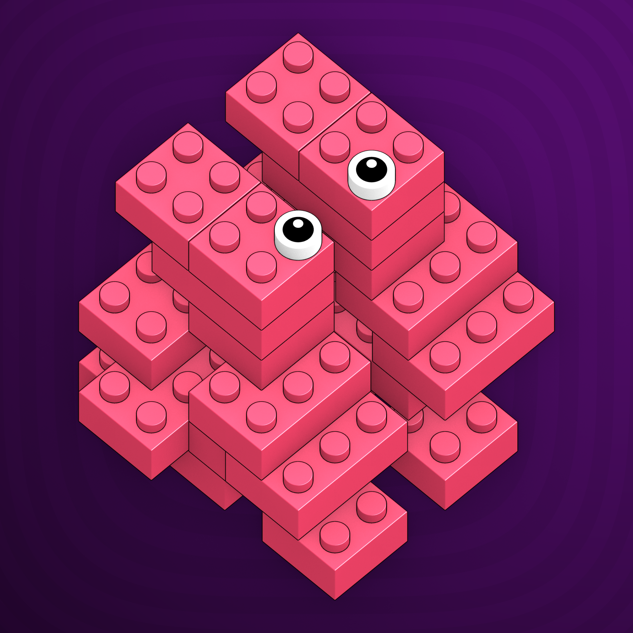 Art Blocks - Art Blocks v2 - Click #676 - NFT # 263000676