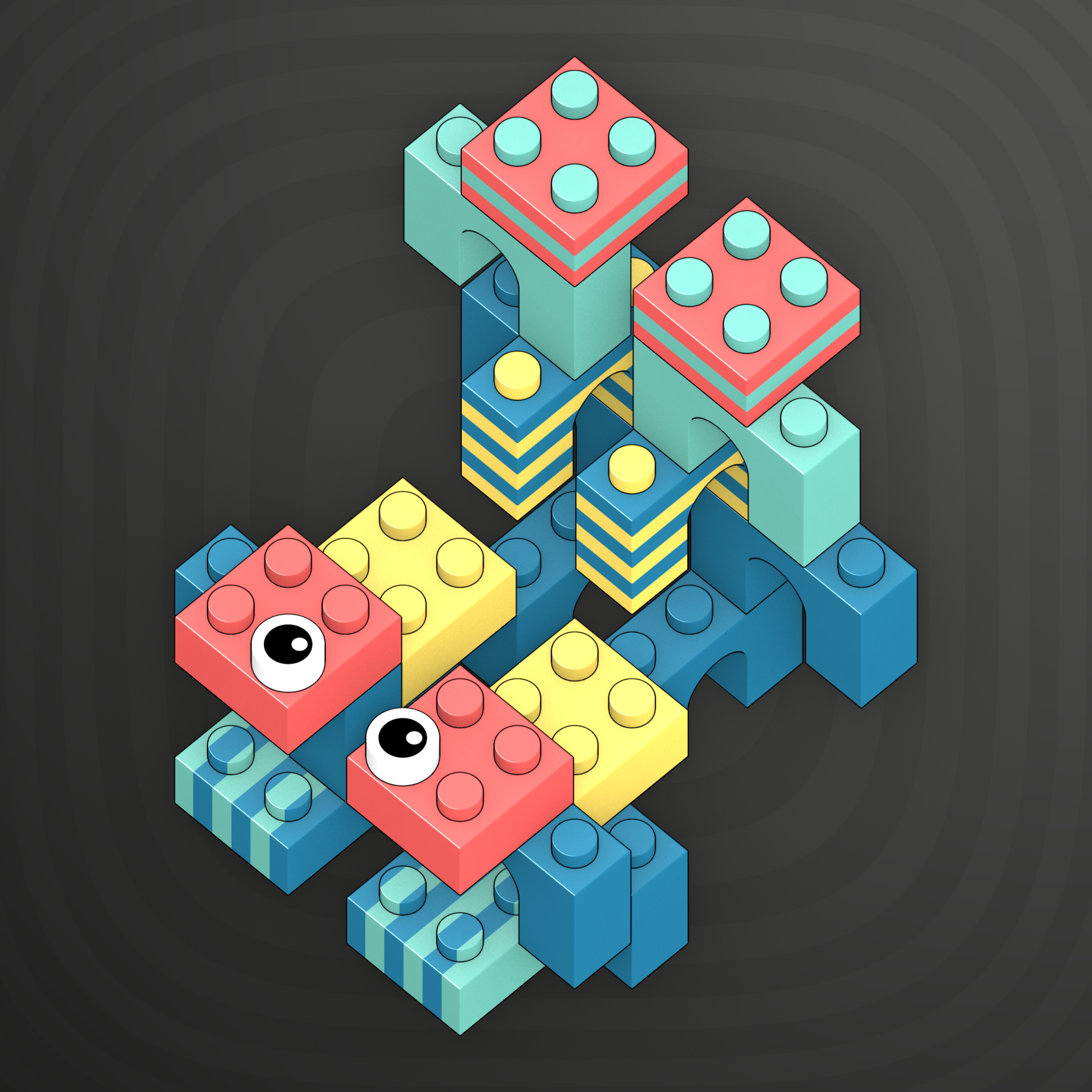 Art Blocks - Art Blocks v2 - Click #677 - NFT # 263000677