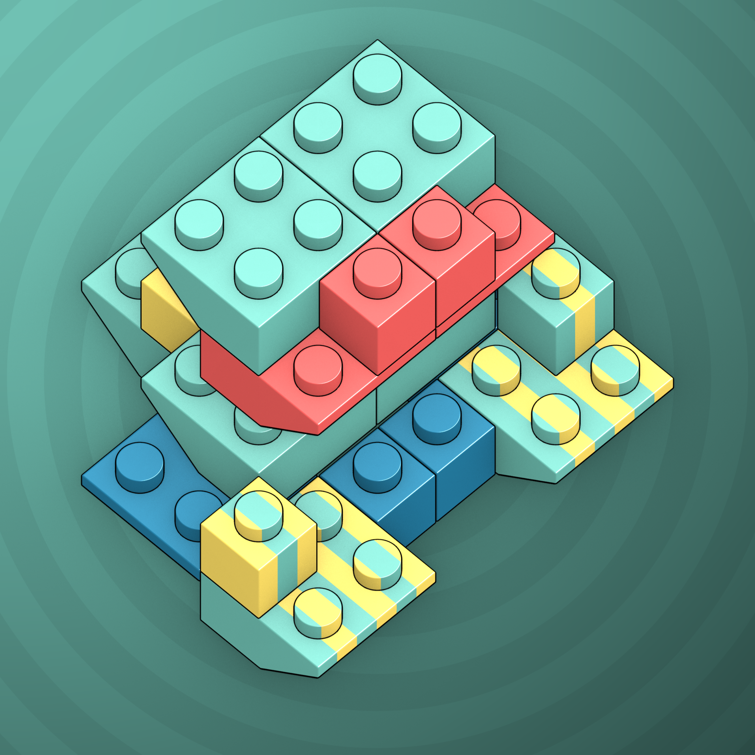 Art Blocks - Art Blocks v2 - Click #690 - NFT # 263000690