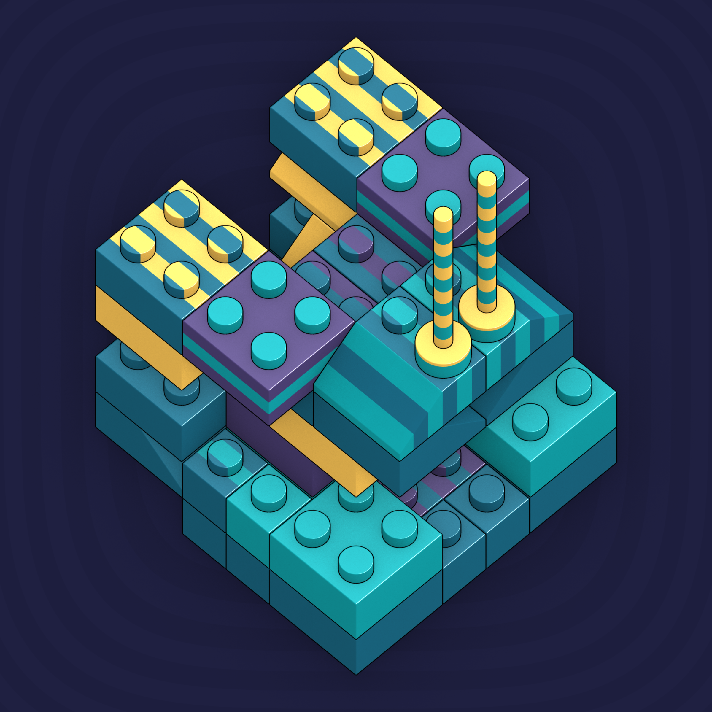 Art Blocks - Art Blocks v2 - Click #693 - NFT # 263000693