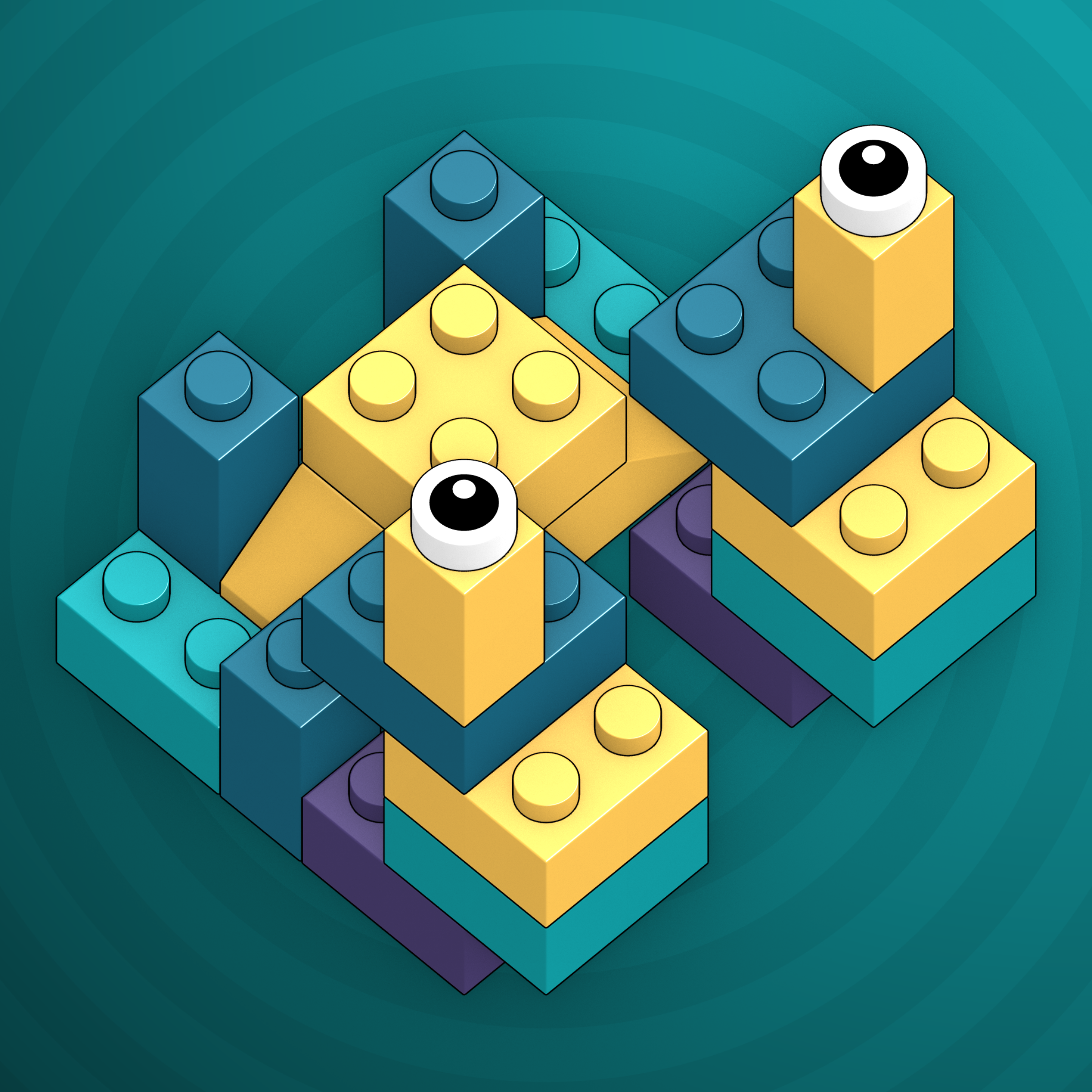 Art Blocks - Art Blocks v2 - Click #694 - NFT # 263000694