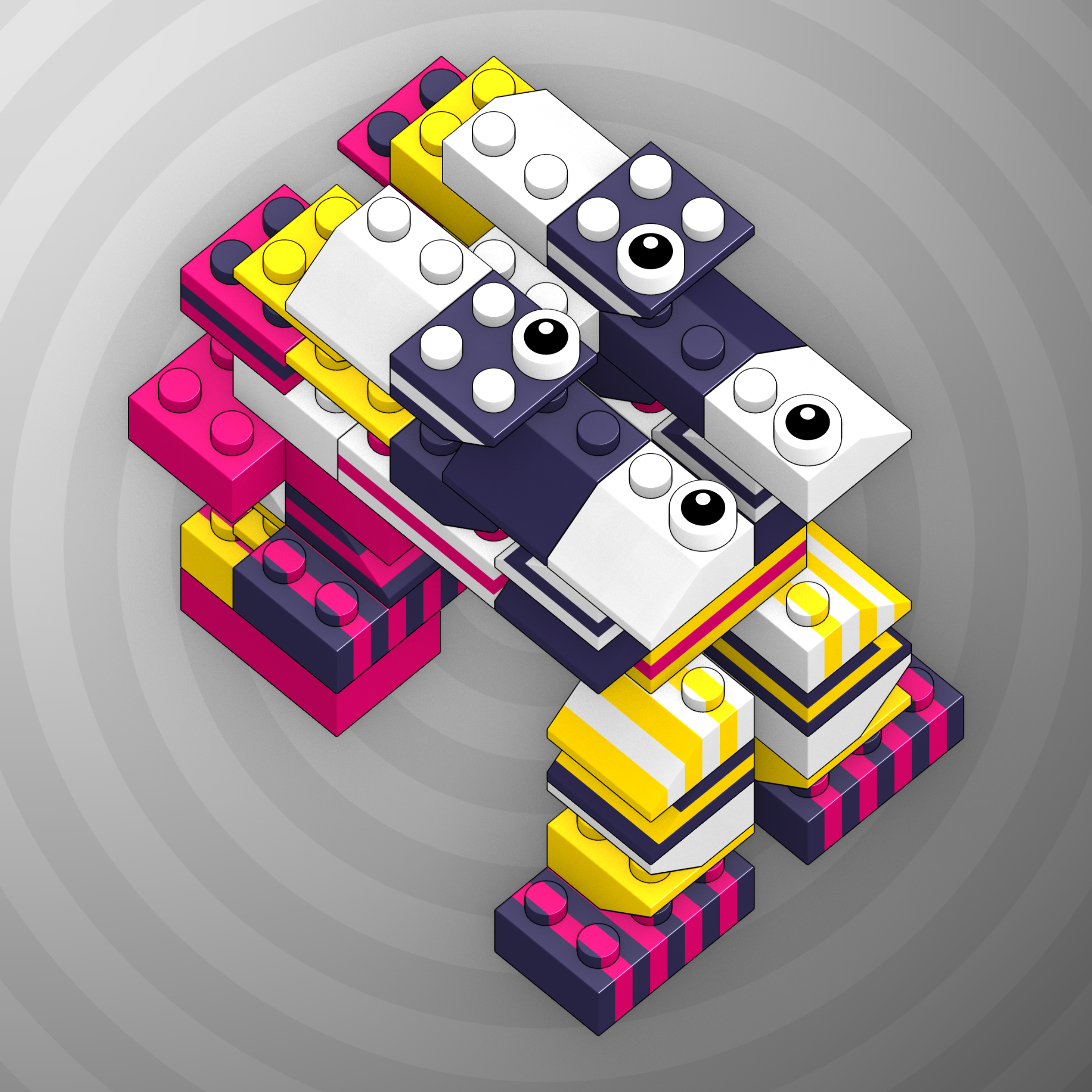 Art Blocks - Art Blocks v2 - Click #696 - NFT # 263000696