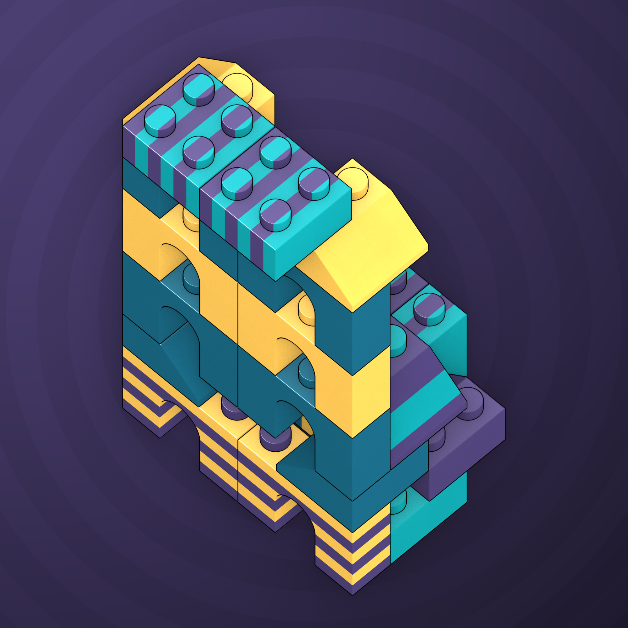 Art Blocks - Art Blocks v2 - Click #697 - NFT # 263000697