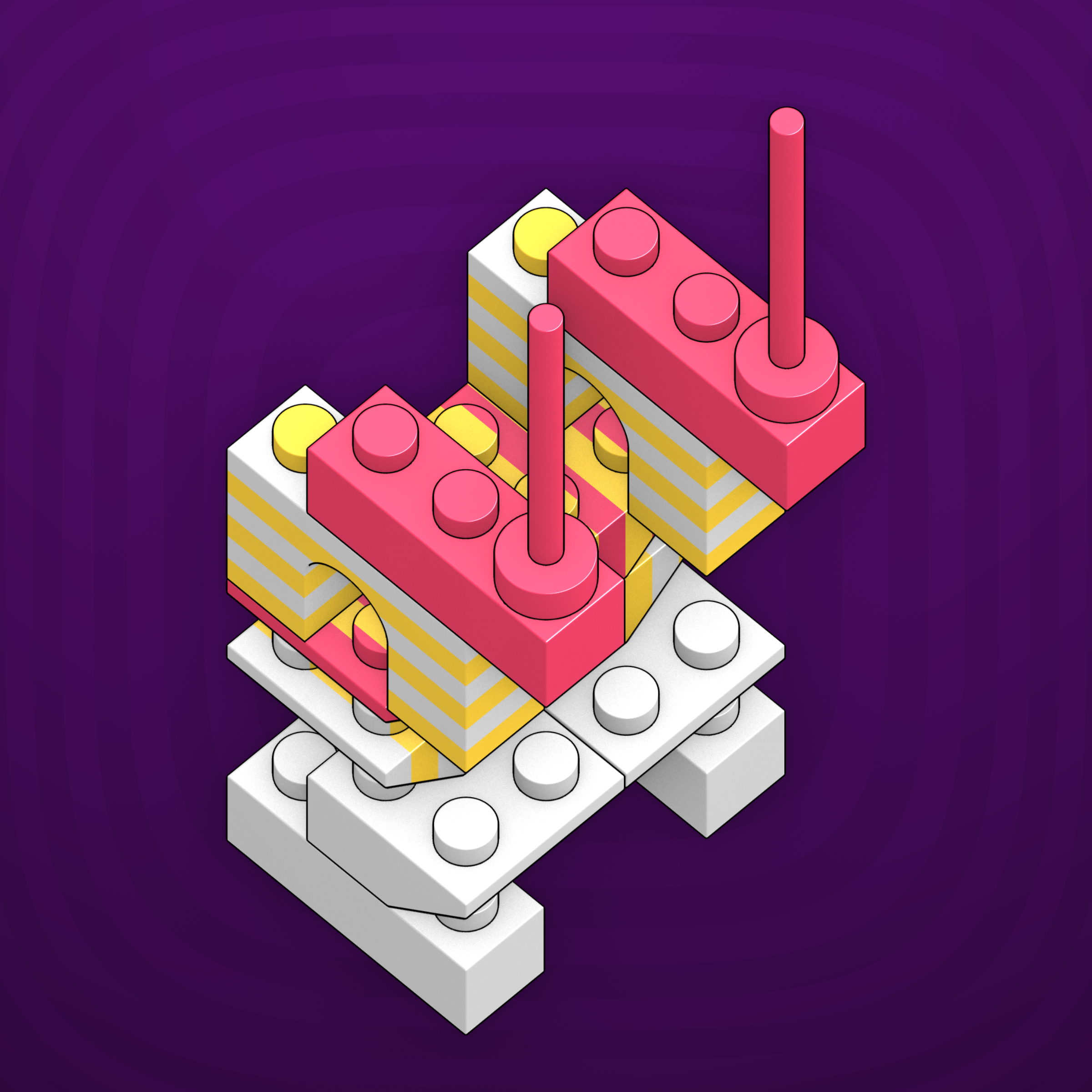 Art Blocks - Art Blocks v2 - Click #698 - NFT # 263000698