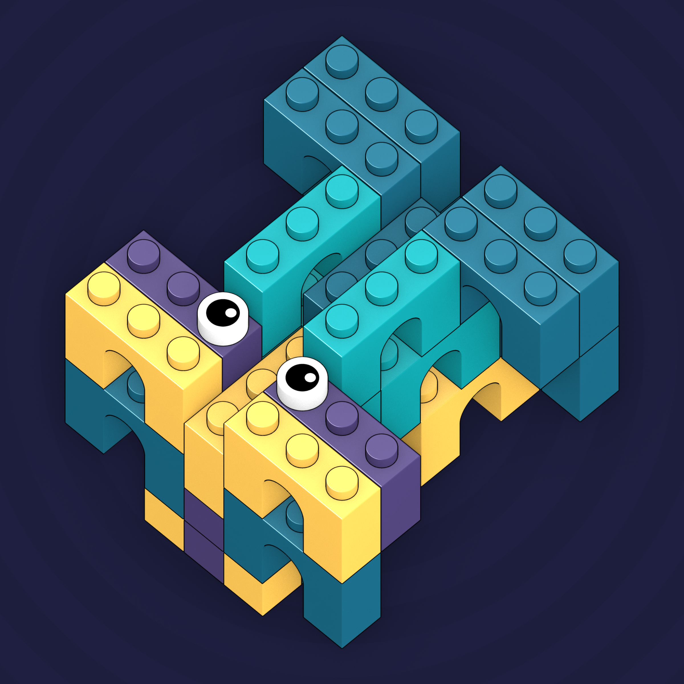 Art Blocks - Art Blocks v2 - Click #703 - NFT # 263000703