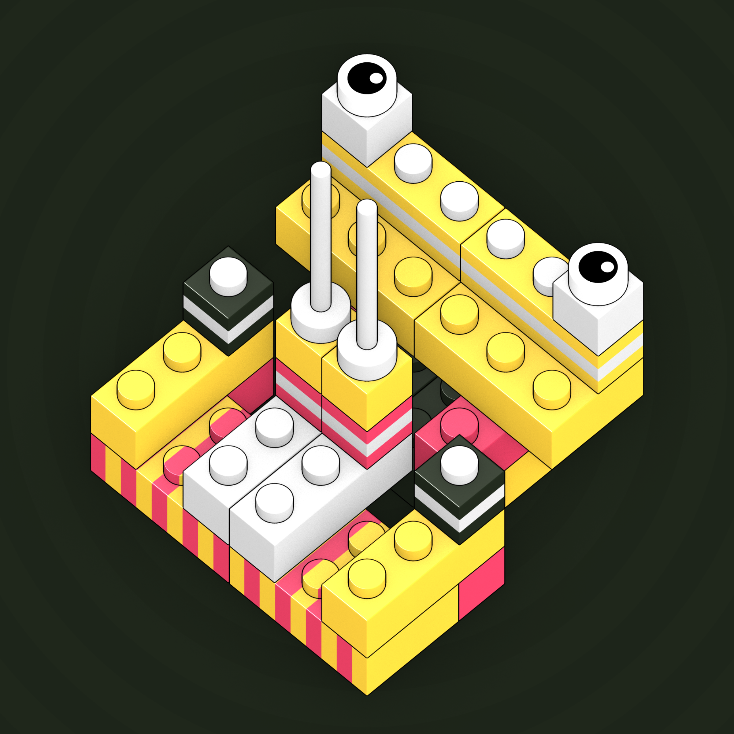 Art Blocks - Art Blocks v2 - Click #705 - NFT # 263000705